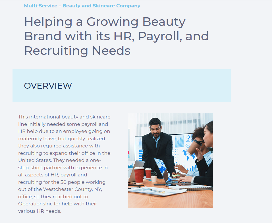 CASE STUDY: Multi-Service Project