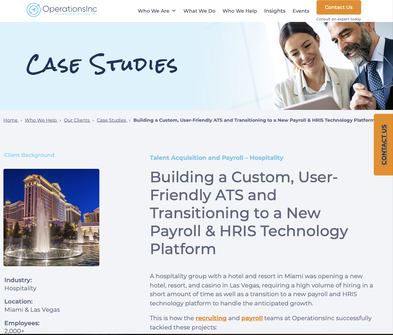 CASE STUDY: Custom ATS Project