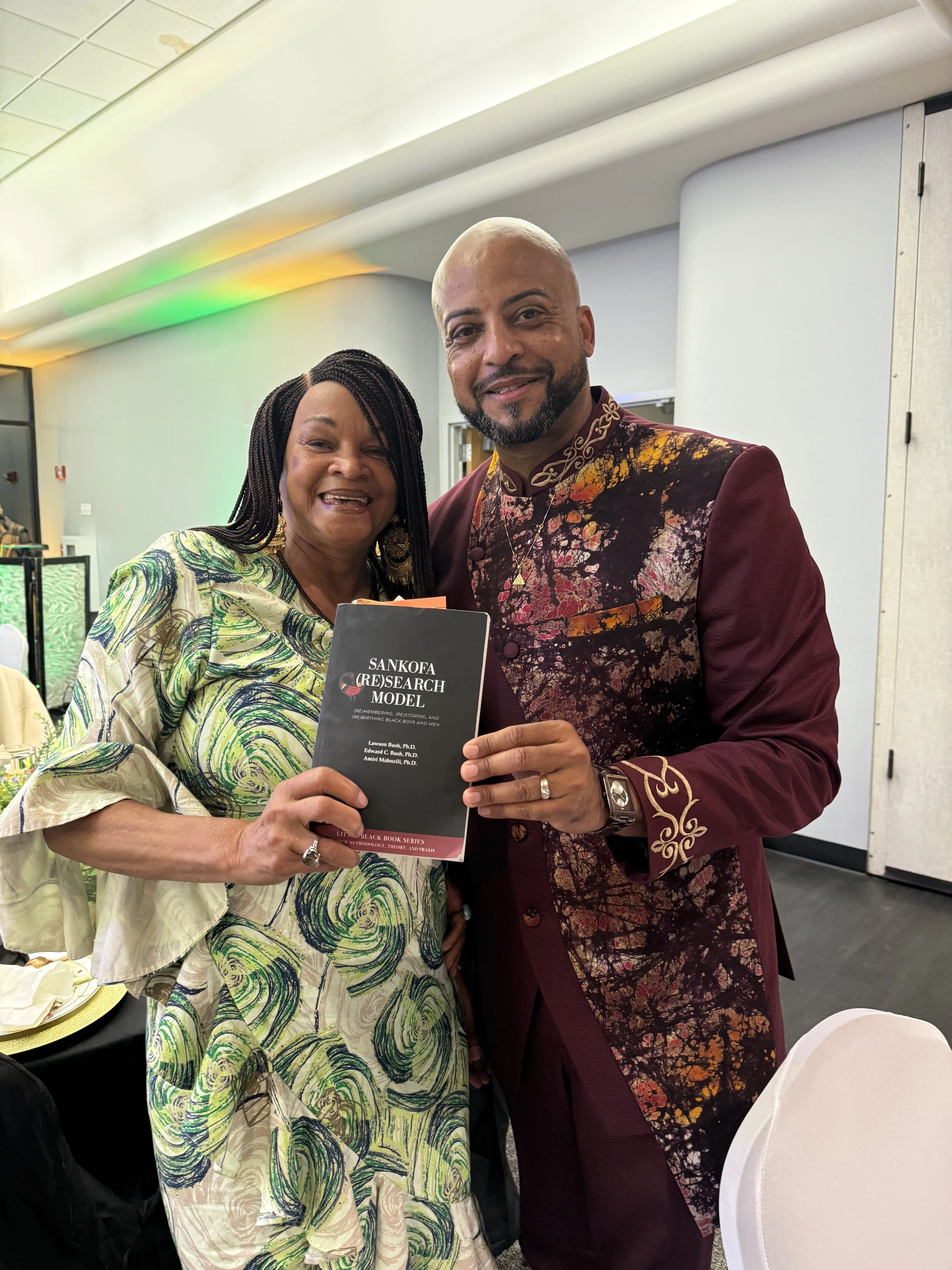 Dr. Edward  Bush  2026 CAPCR award recipient and one of the author's of Sankofa  (Re)Search Model 