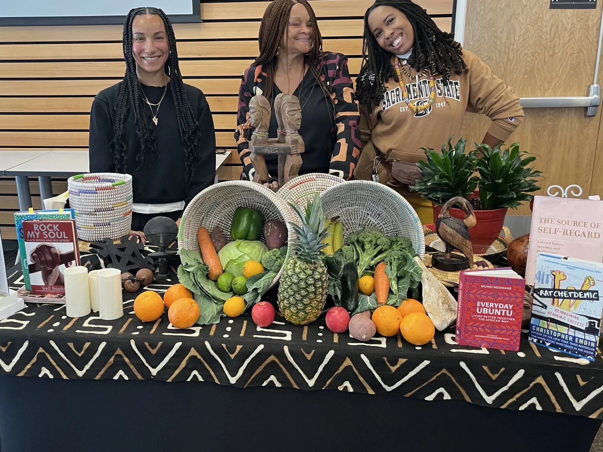 Sankofa Grounding and Affirmation; honoring the ancestors and acknowledging African-  centered resources. Cooper-Woodson College Presentation 2025