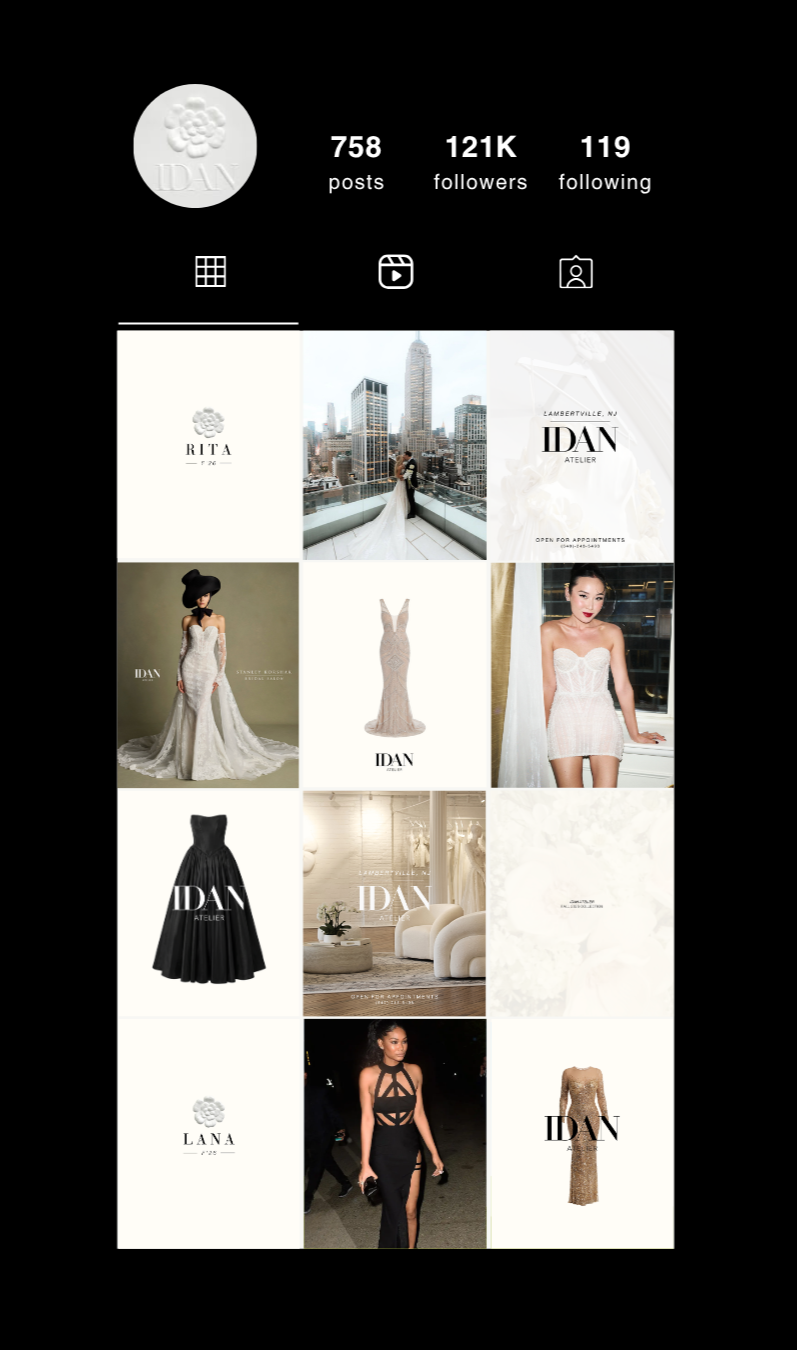 @idancohenofficial Instagram Grid Design Revamp (121K Followers)