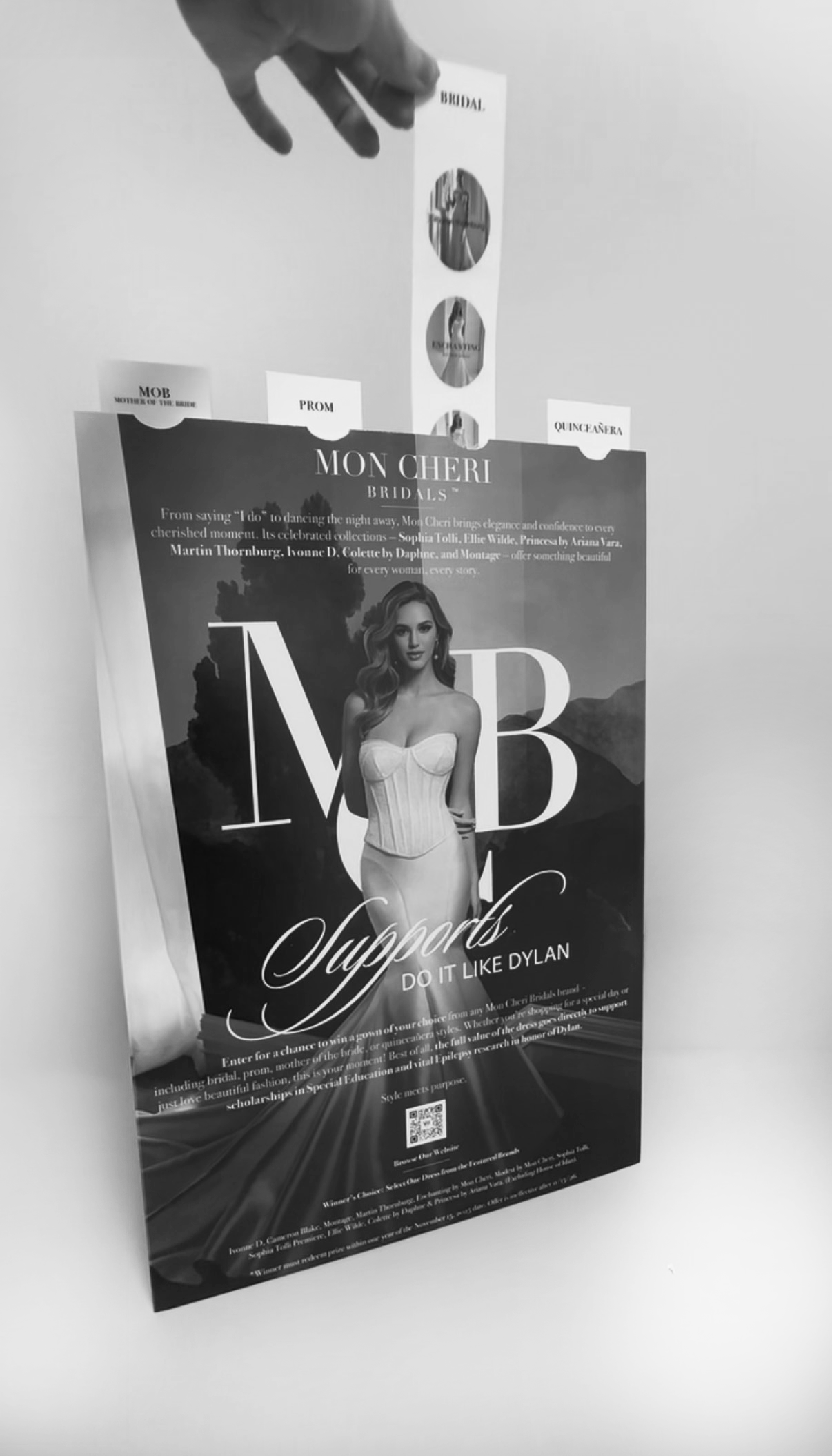 Pull-Tab Interactive Poster, Adobe Ps / InDesign, 12 x 18 in.