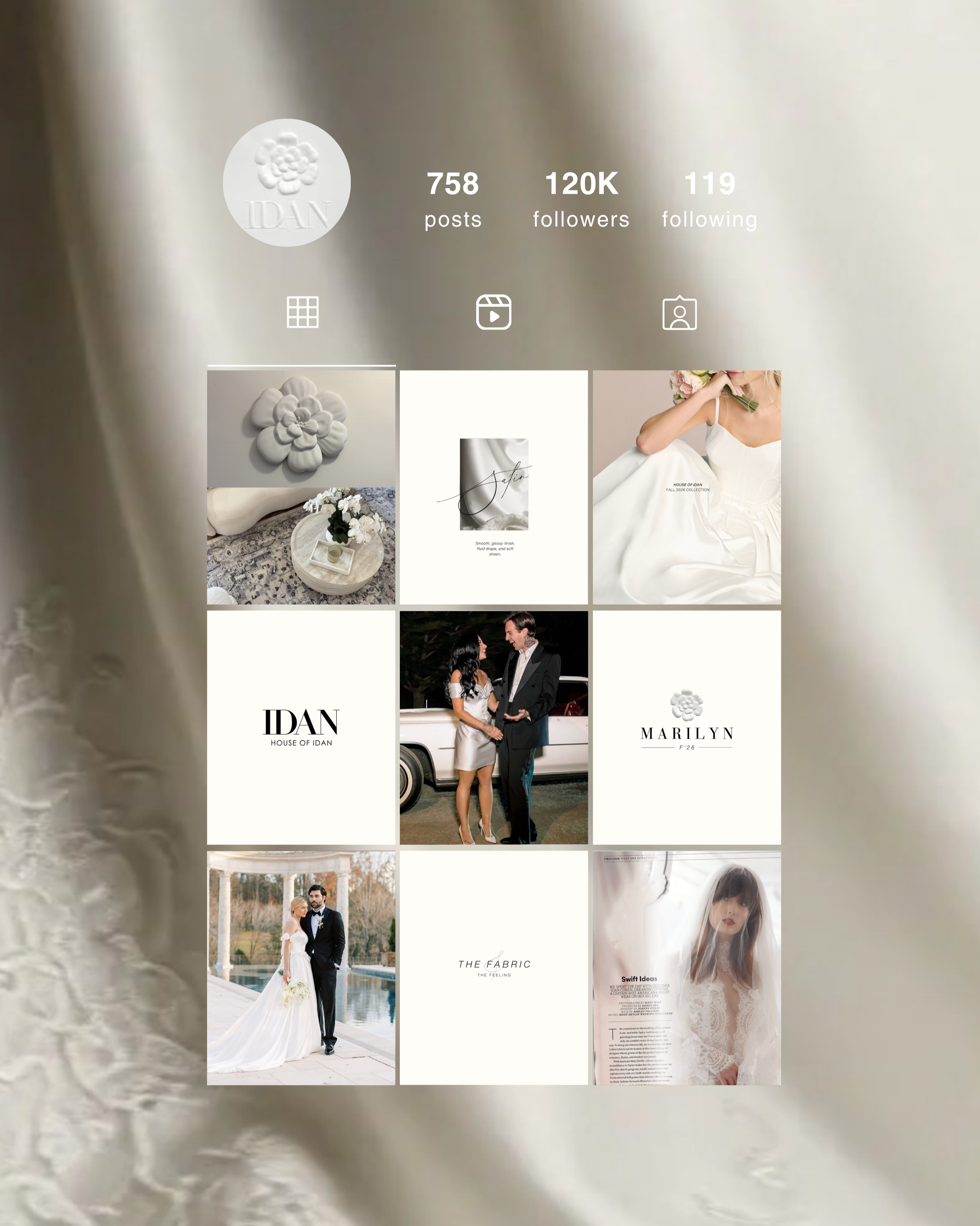 @idancohenofficial Instagram Grid Revamp 