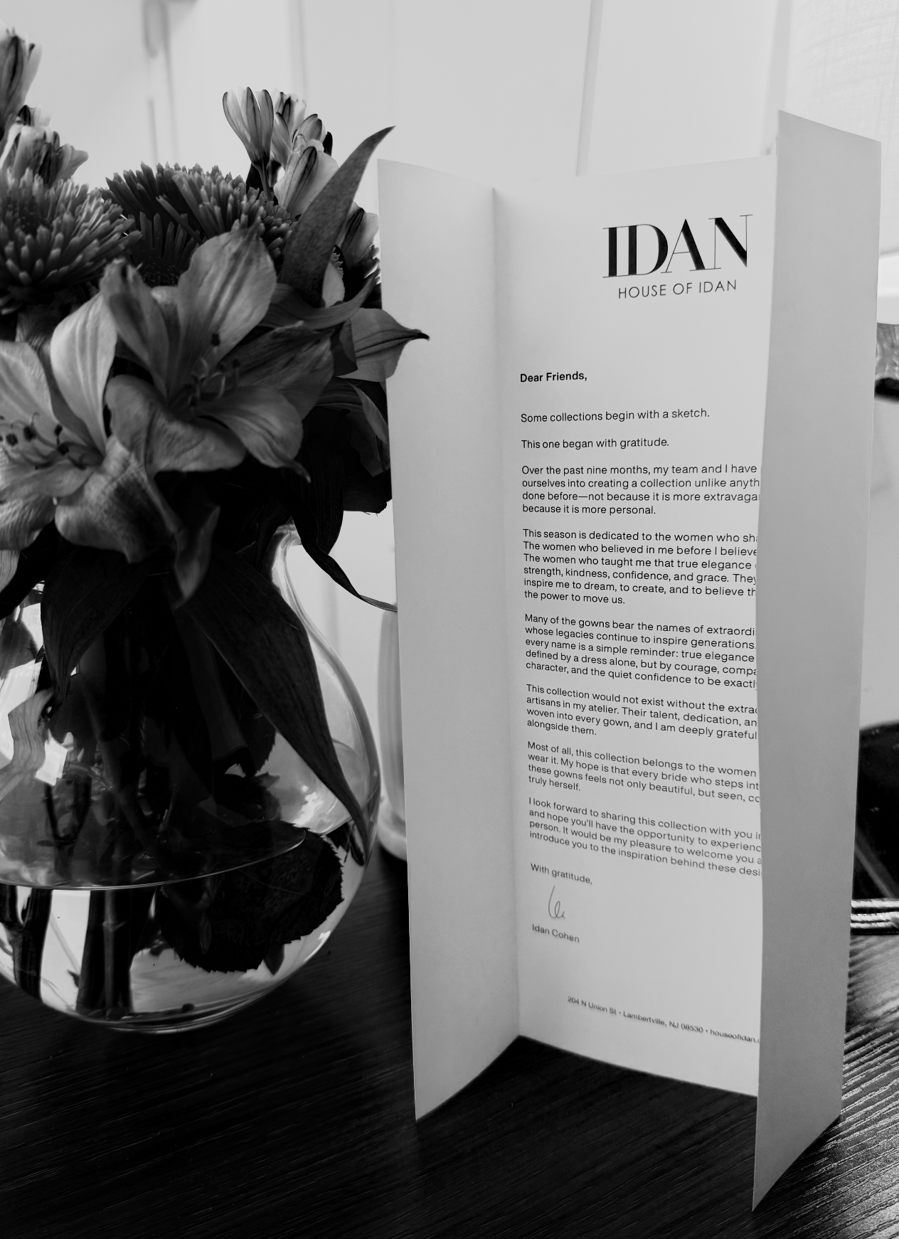 Idan Atelier, Trifold Letter, Adobe Ps