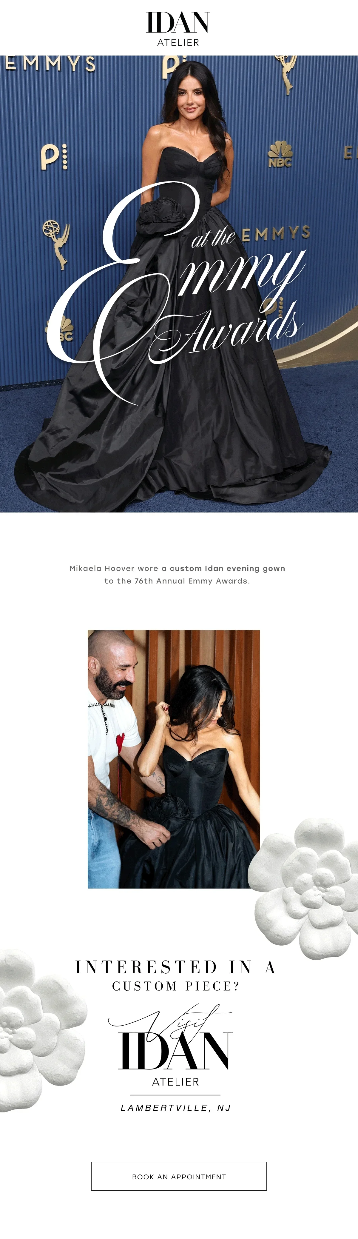 Idan Atelier Emmy Awards Feature, Email Marketing, Adobe Ps