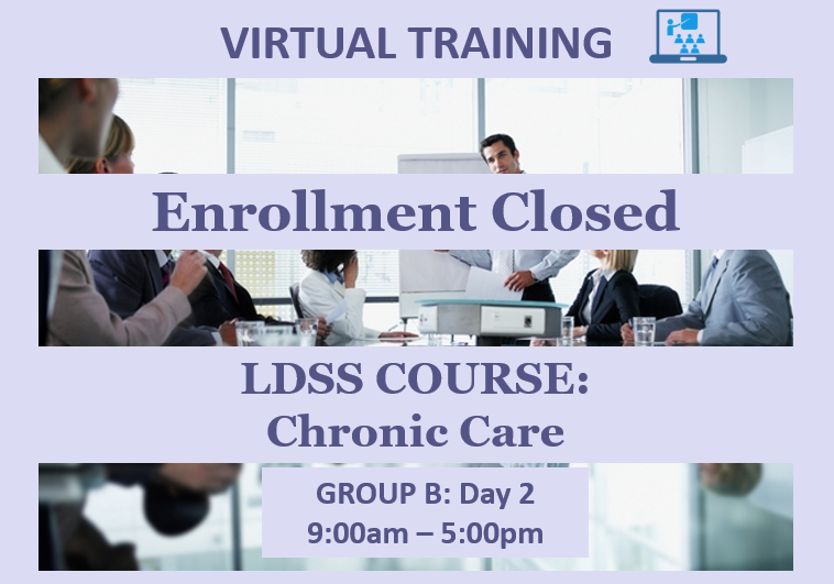 LDSS Chronic Care - Group B: Day 2