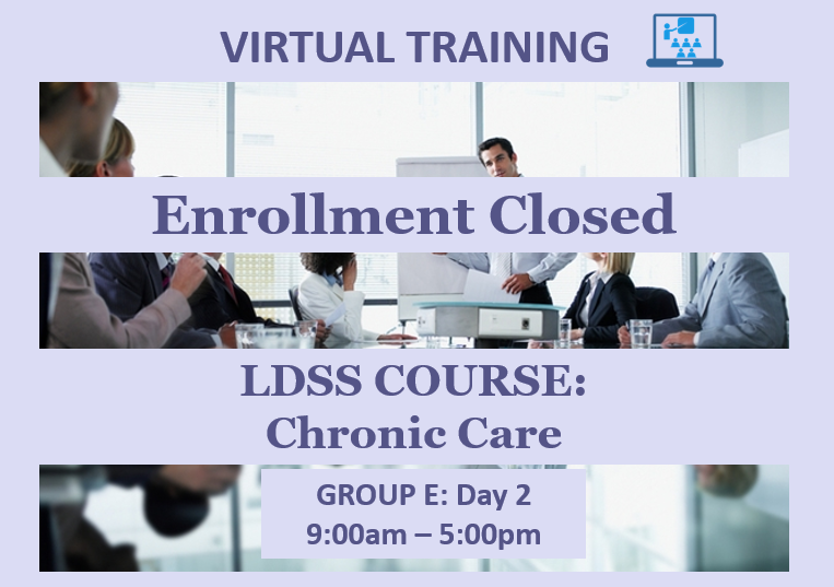 LDSS Chronic Care - Group E: Day 2