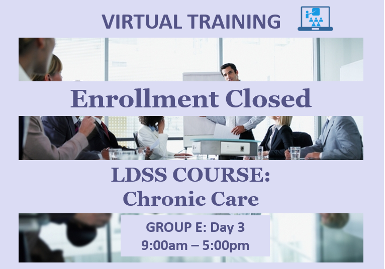 LDSS Chronic Care - Group E: Day 3