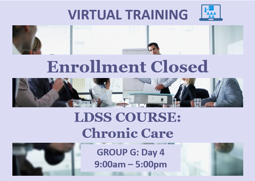 LDSS Chronic Care - Group G: Day 4