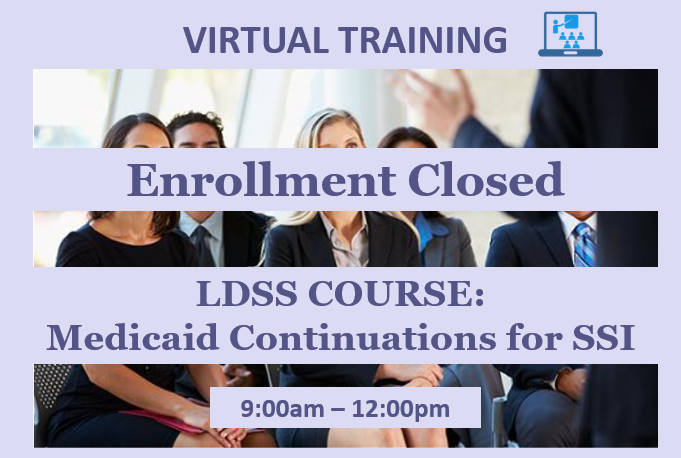 Medicaid Continuations for SSI