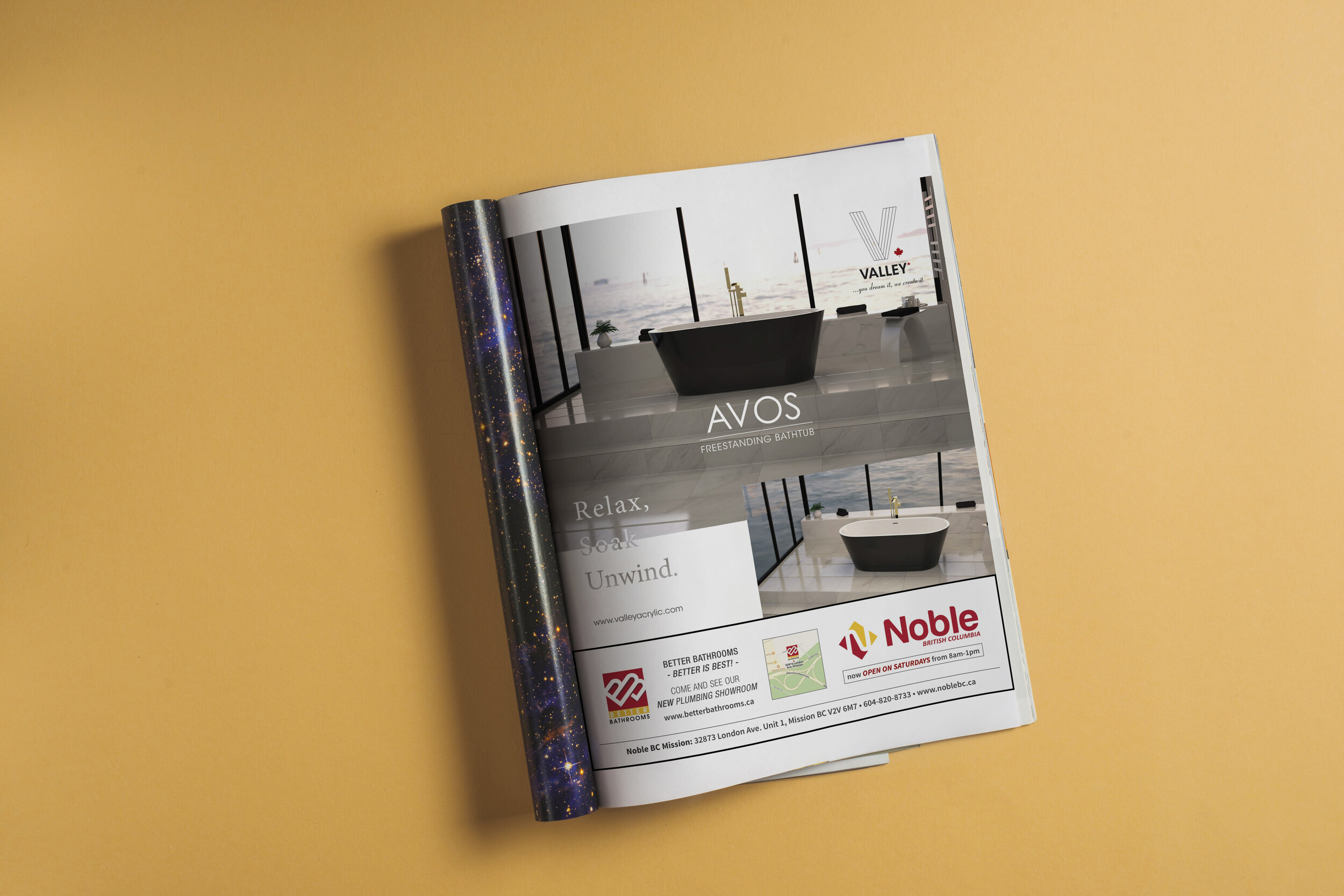 Noble Full-Page Magazine Ad