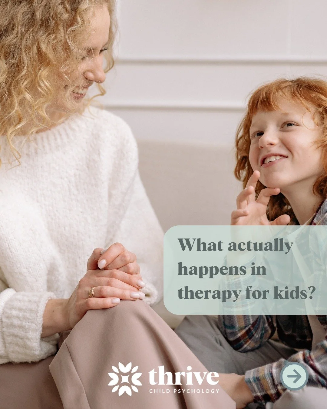 Many parents imagine therapy as simply talking about problems.

In reality, therapy helps children build practical skills for navigating emotions, relationships, and everyday stress. Depending on a child&rsquo;s age, sessions may include play-based a