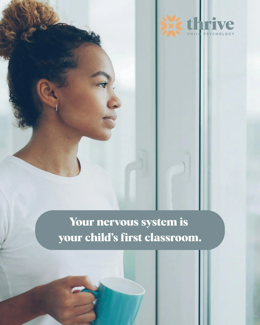 Your nervous system is your child's first classroom.

Before they learn to read, before they learn to share, before they learn any of the skills we spend so much time teaching...they learn from yours.

This is called co-regulation. And it's one of th