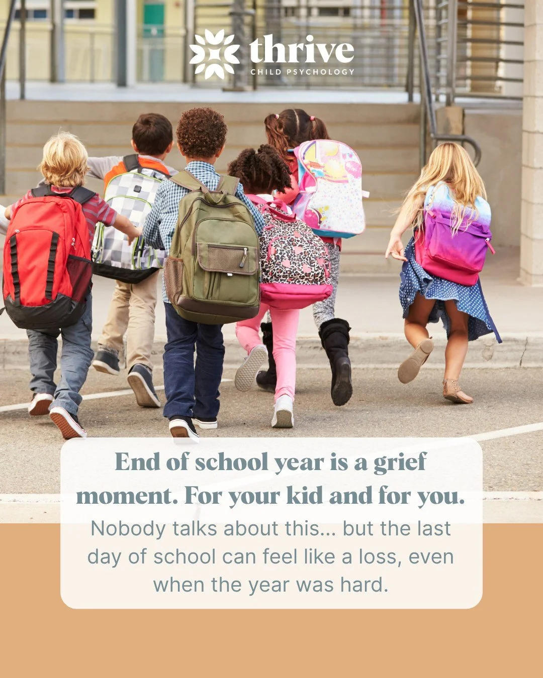 End of the school year looks like celebration from the outside. Parties, field days, countdown clocks.

But inside a lot of kids, and honestly inside a lot of parents, there&rsquo;s something that feels more complicated.

Transitions activate the bra
