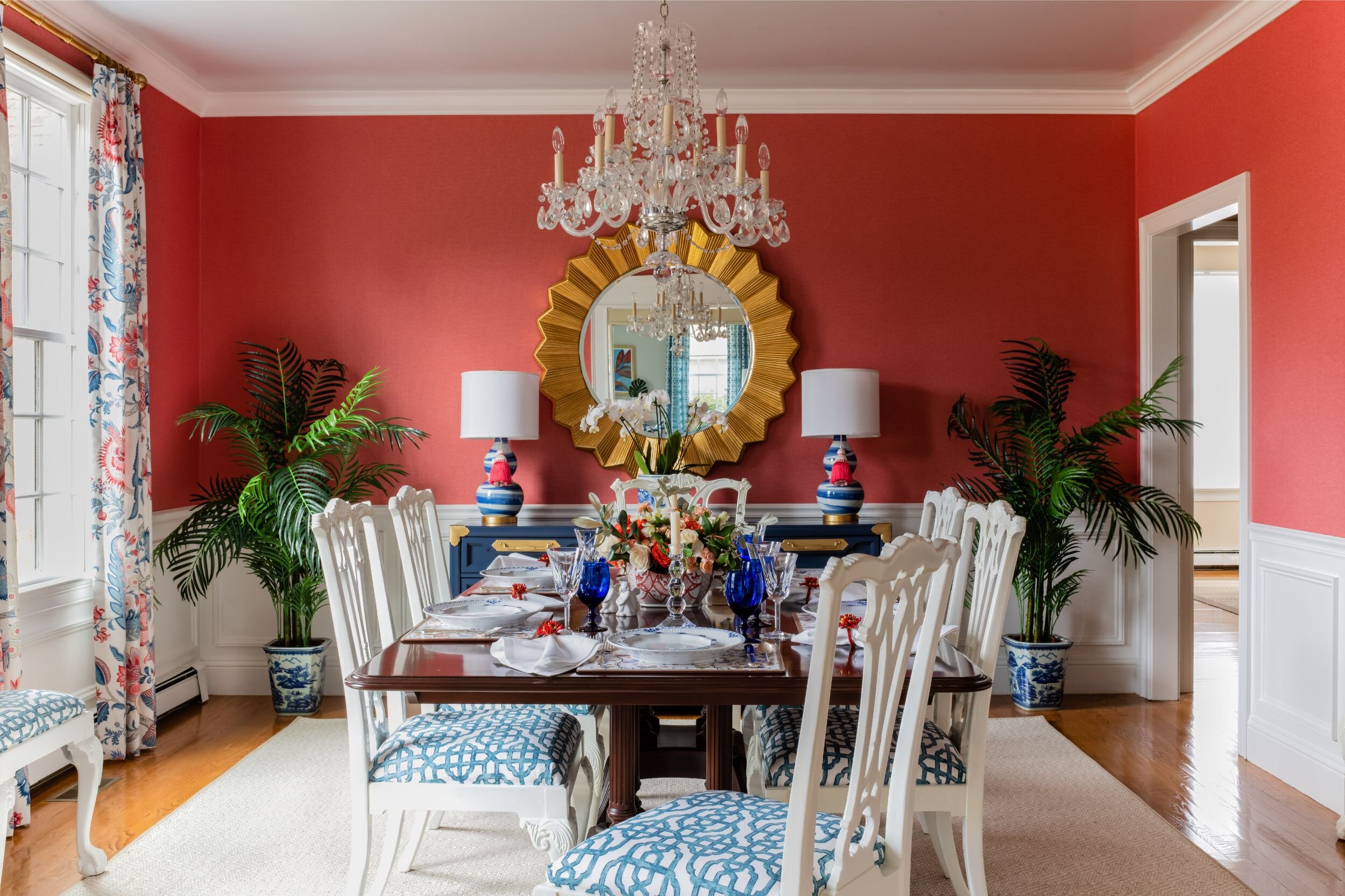 10 - Colorful Hingham Dining Room - Traditional with a Twist.jpg