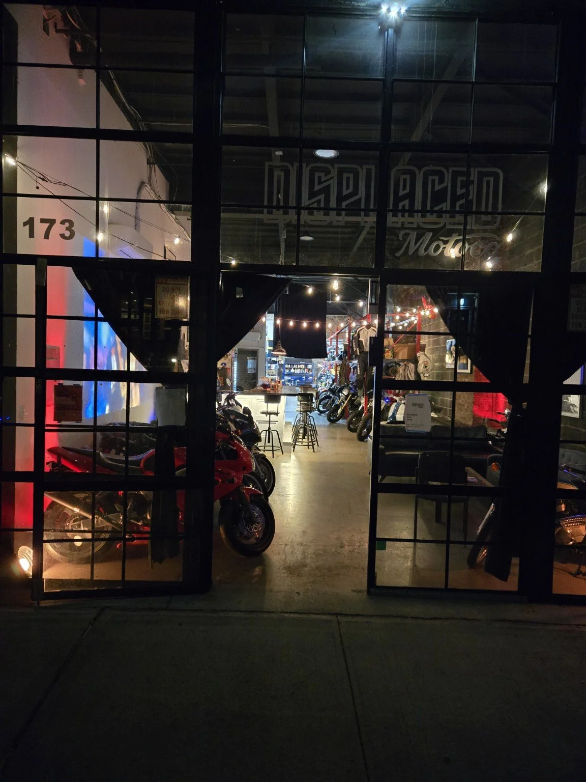 Displaced Motoco at 173 Coffey Street, Red Hook, Brooklyn.