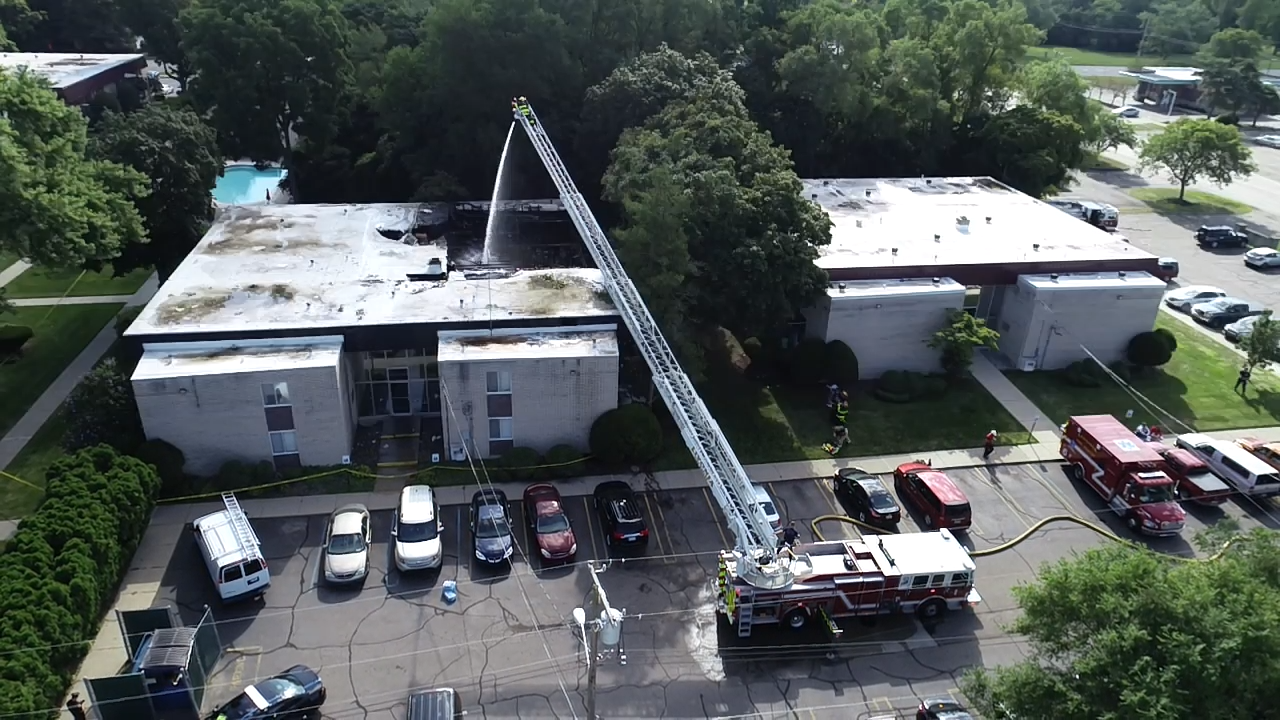 Magda International teaches Firefighter drone at fire scenes 