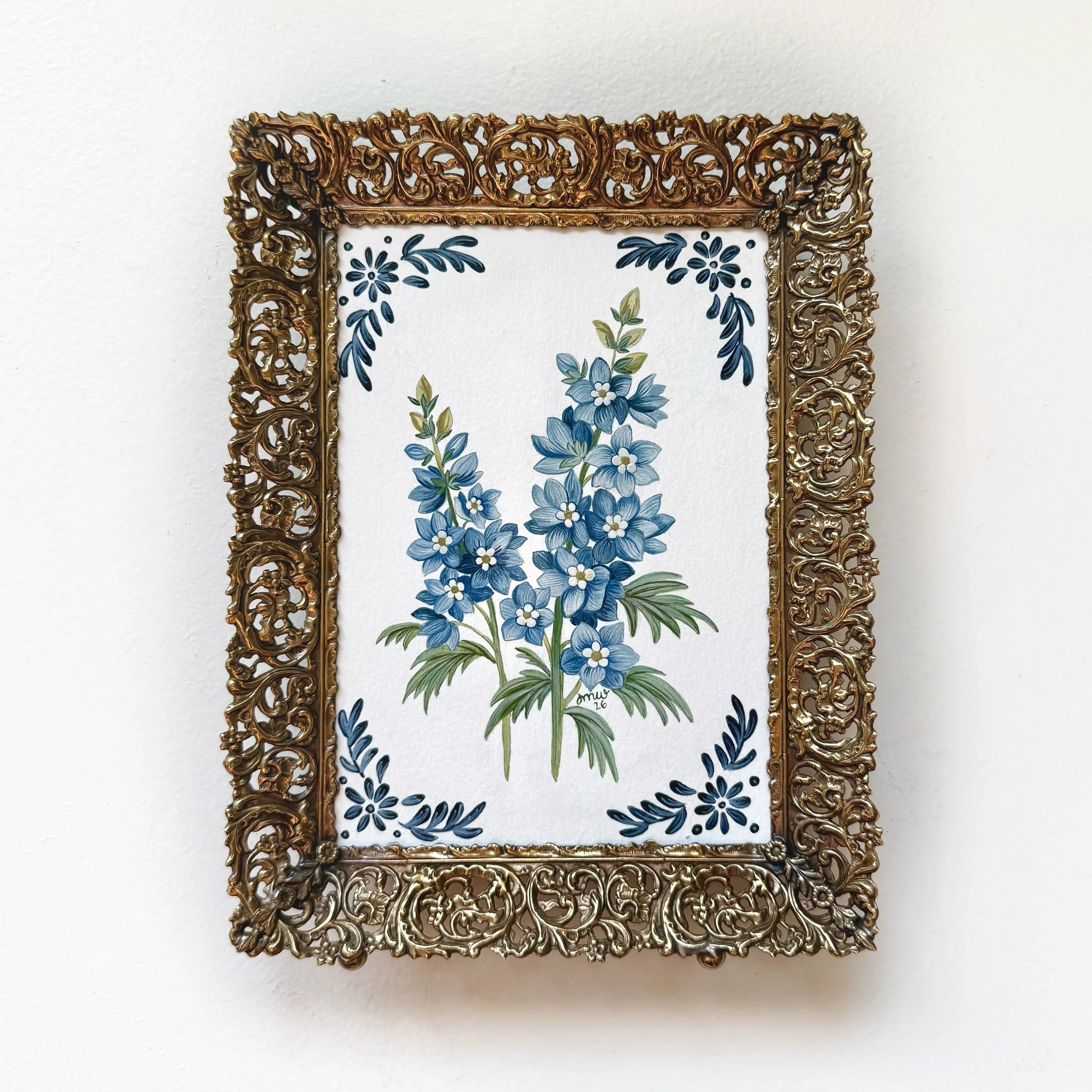 July: Larkspur (+ 2027 Calendar)