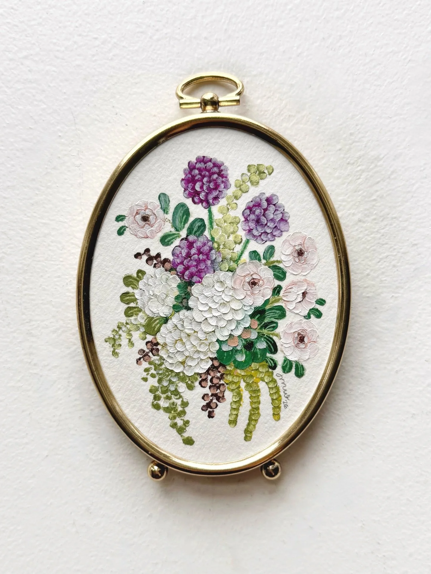 Swipe for a closer look at what&rsquo;s dropping tomorrow💛 #oilpastel #artcollection #fineart #vintageframe