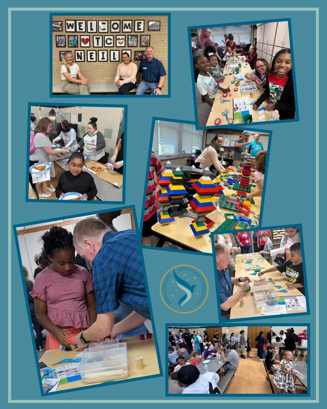 We've awarded the first of our Reimagine Community: Growing Together grants! ⁠
⁠
Neill Elementary celebrated its growing community by kicking off the year with its Slices, Scoops, and STEM Night! Students, families, and staff had a wonderful evening 