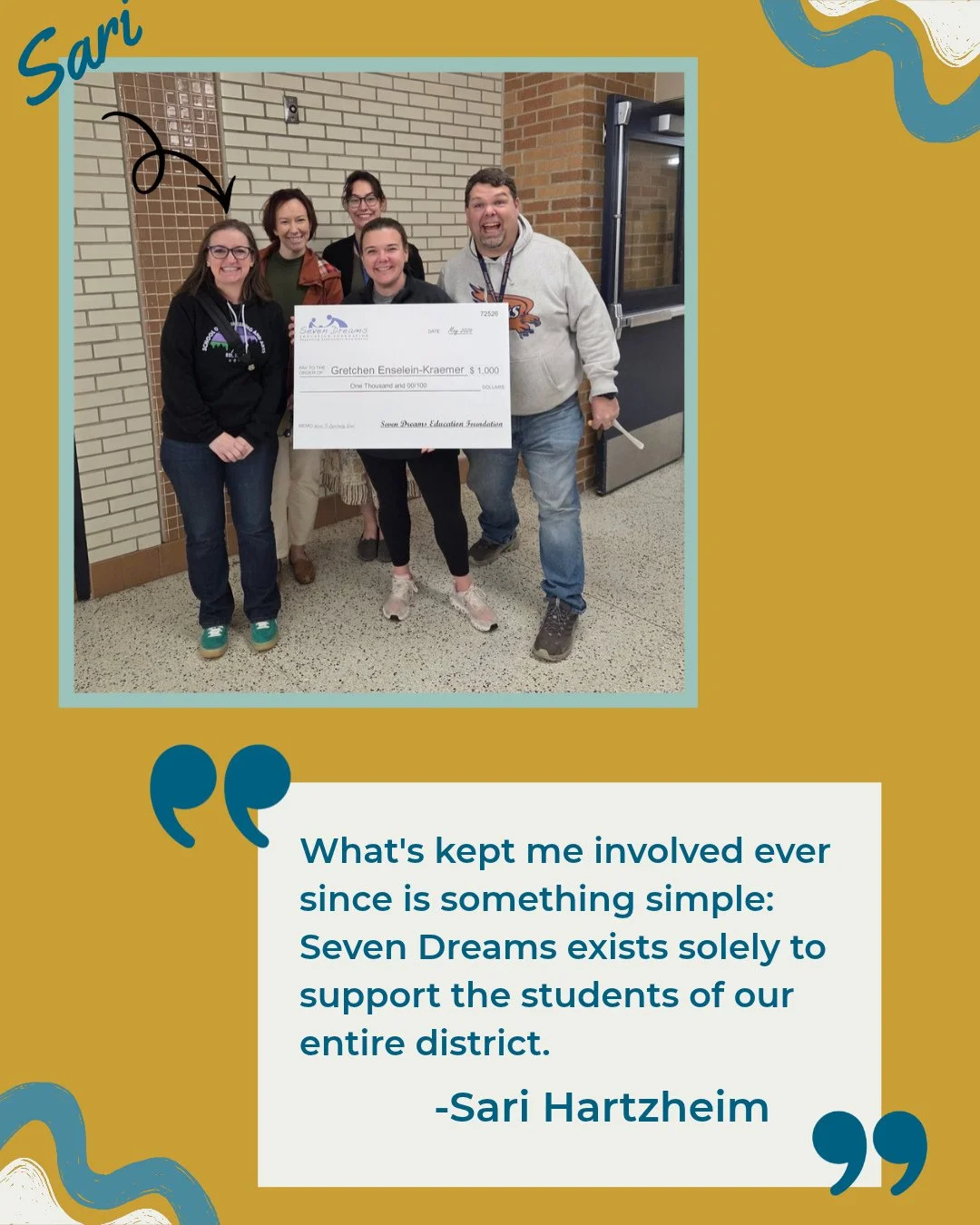 Many people across Robbinsdale Area Schools are passionate about supporting opportunities that benefit students from all seven cities that make up RDale, and we are, too! If you're unsure where to jump in, SDEF former board member and long-time suppo