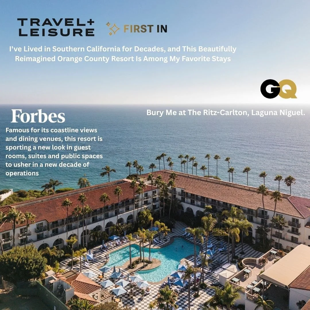 Bury me at The Ritz-Carlton, Laguna Niguel&rdquo; by @gq 🪦🤭 could possibly be the year&rsquo;s greatest headline for a hotel review. 

It&rsquo;s been a busy, buzzy year with @travelandleisure and @forbes also giving their 5⭐️ blessing of the @ritz