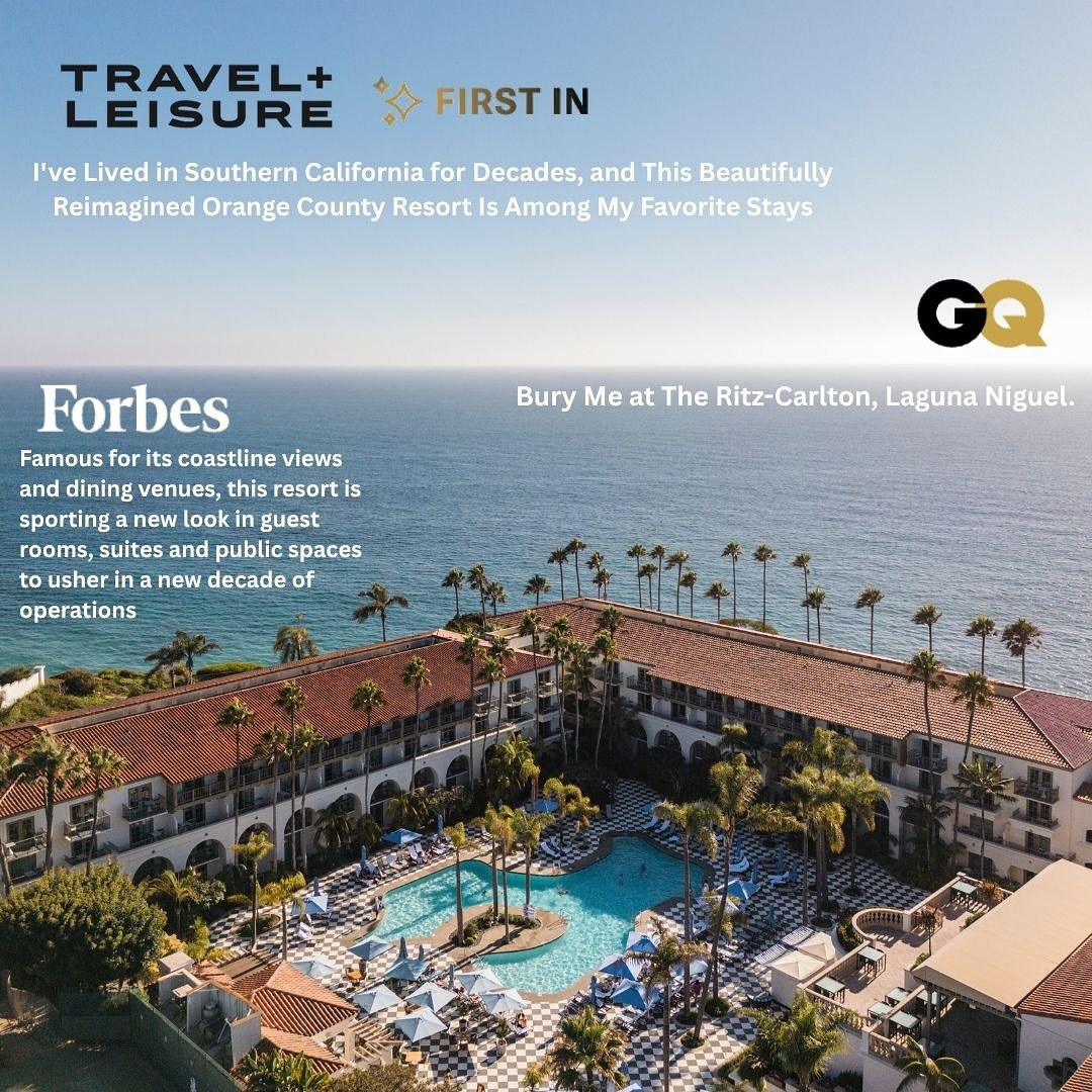 Bury me at The Ritz-Carlton, Laguna Niguel&rdquo; by @gq 🪦🤭 could possibly be the year&rsquo;s greatest headline for a hotel review. 

It&rsquo;s been a busy, buzzy year with @travelandleisure and @forbes also giving their 5⭐️ blessing of the @ritz