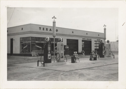 Vintage Texaco Filling Station