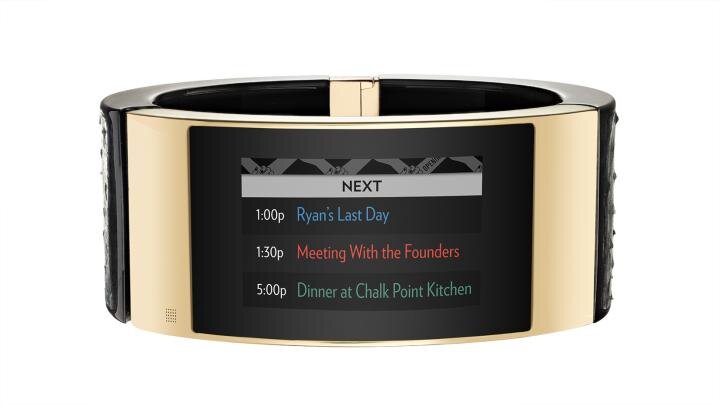 Intel Barneys Wearable Bracelet touch display