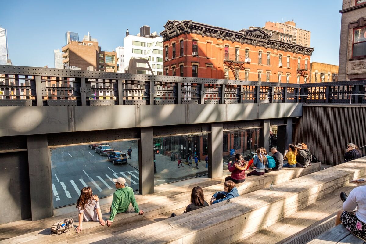 The Highline window to the street