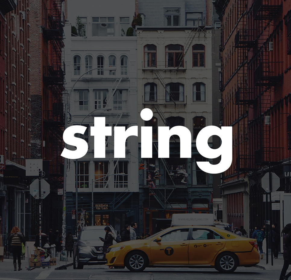 String Mobile App Design Work by Emotif