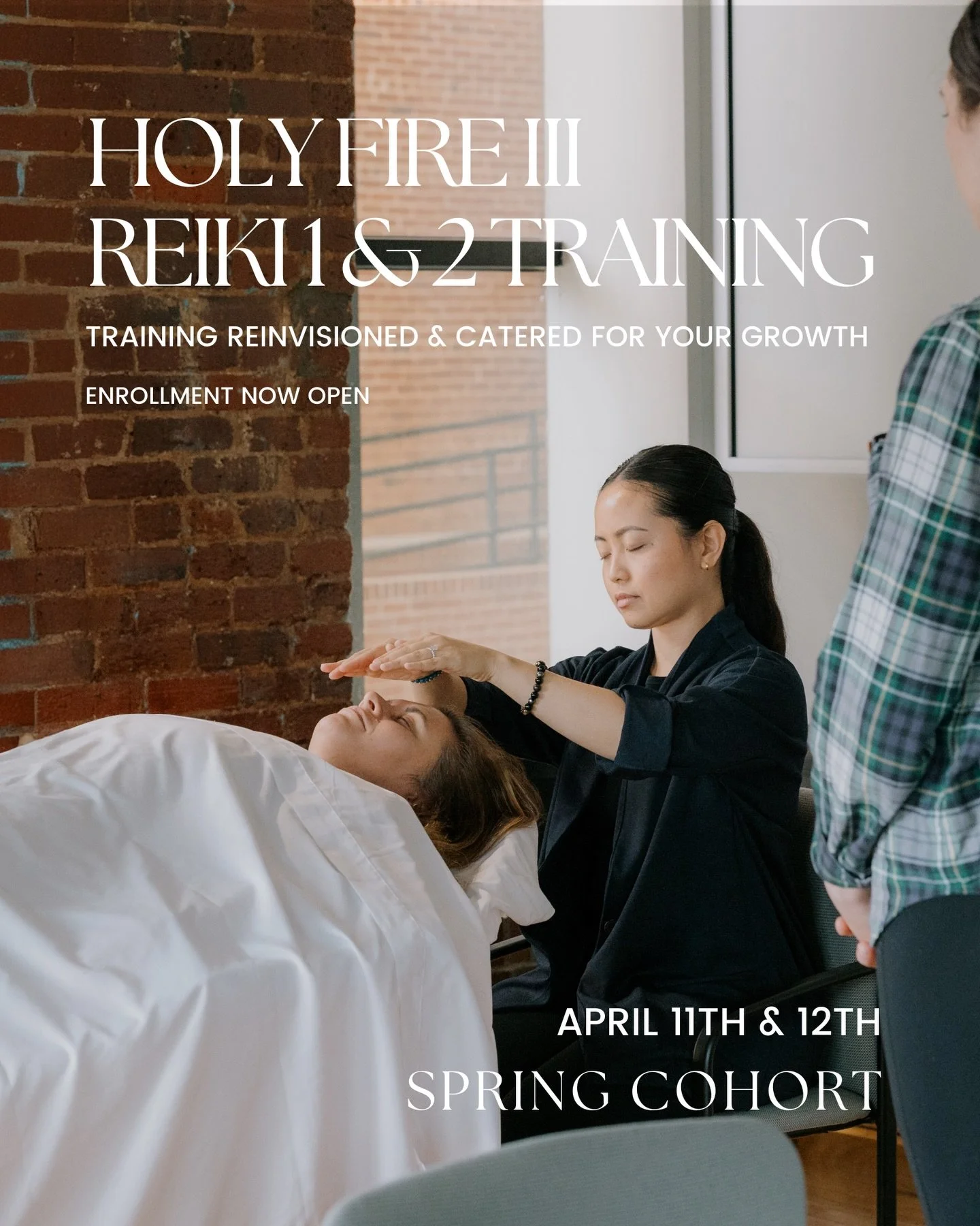 🌸 Spring Cohort: Holy Fire&reg; III Reiki I &amp; II 🌸

April 11th &amp; 12th | 9:00 AM &ndash; 5:00 PM (2-Day Intensive)

This spring, I&rsquo;m opening a special cohort for those who feel called to step deeper into energy healing and spiritual al