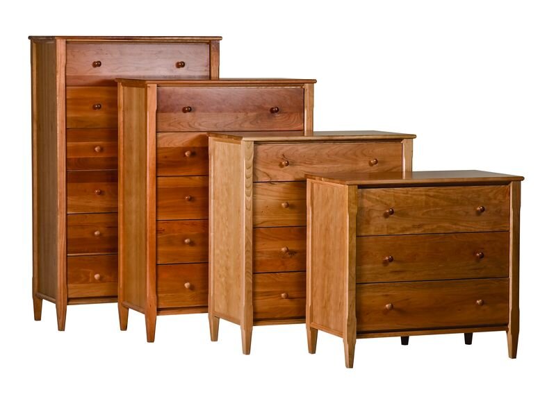 Shaker Chests 6, 5, 4 or 3 Drawer