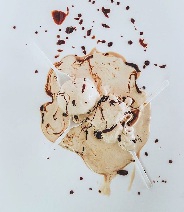 Better to share your ice cream before it melts! 🥰🍨🥄 #lifeunframed #sharingiscaring #unframedathome