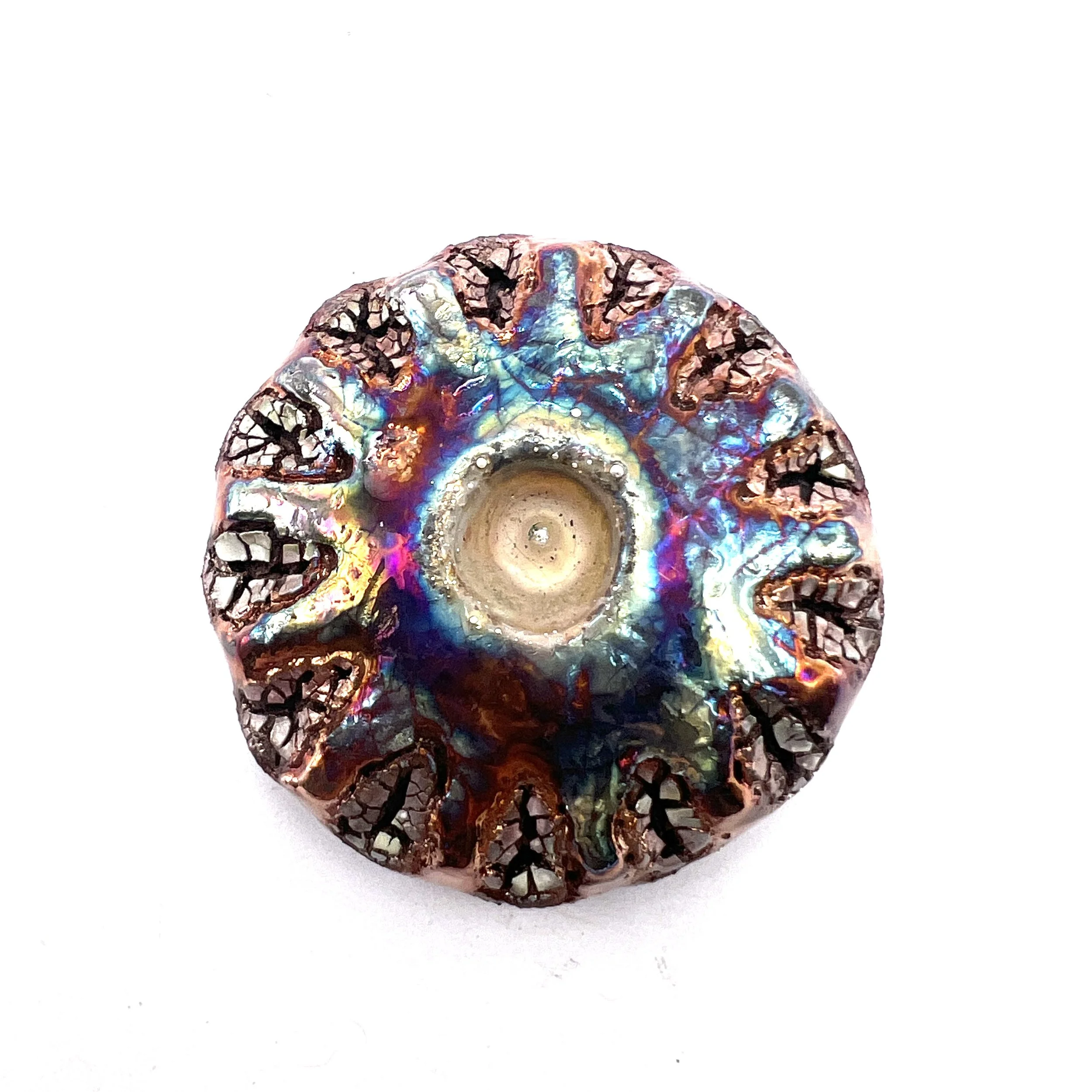 Raku Cabochon Jewelry Supply Handmade by MAKUstudio MAKU raku