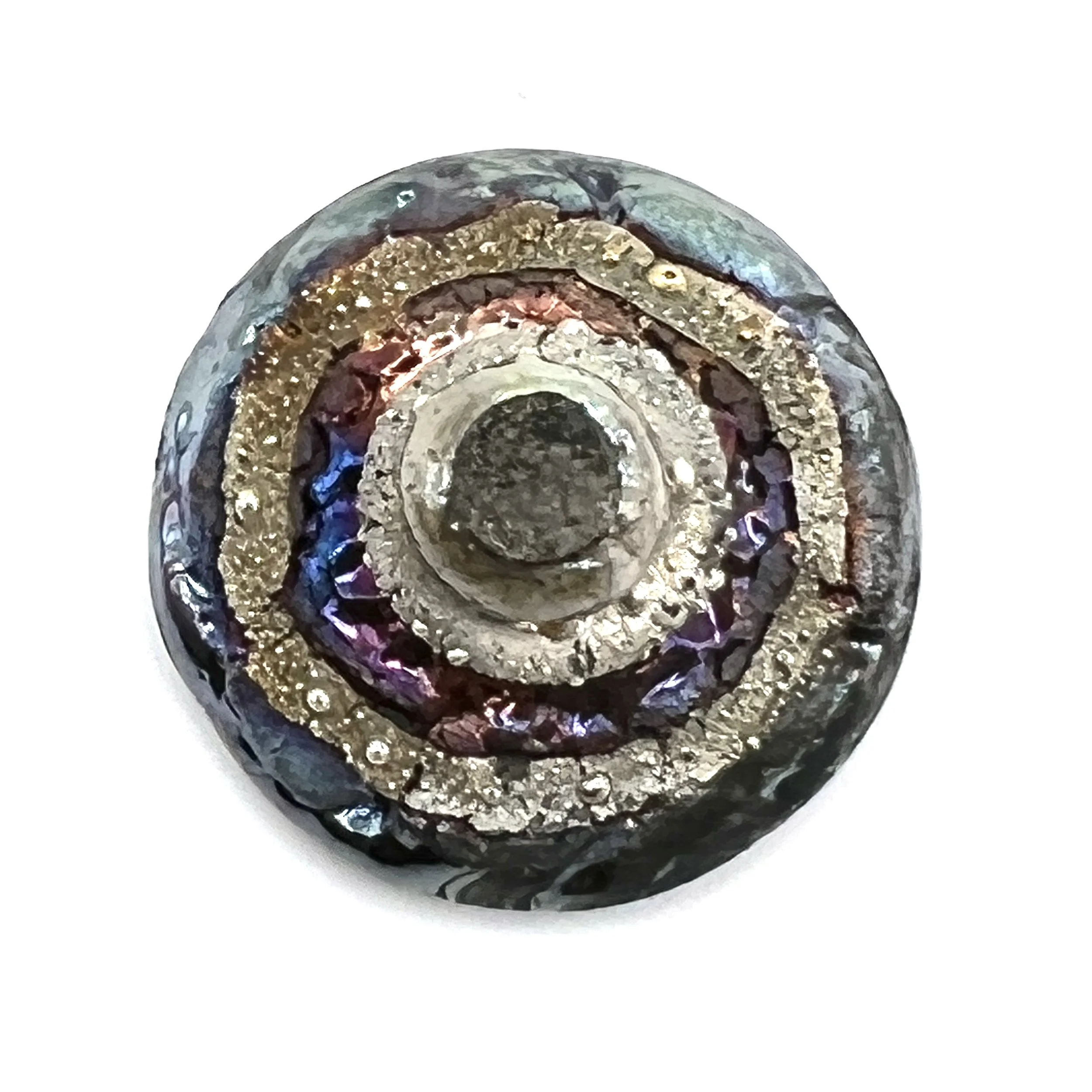 Raku Cabochon Jewelry Supply Handmade by MAKUstudio