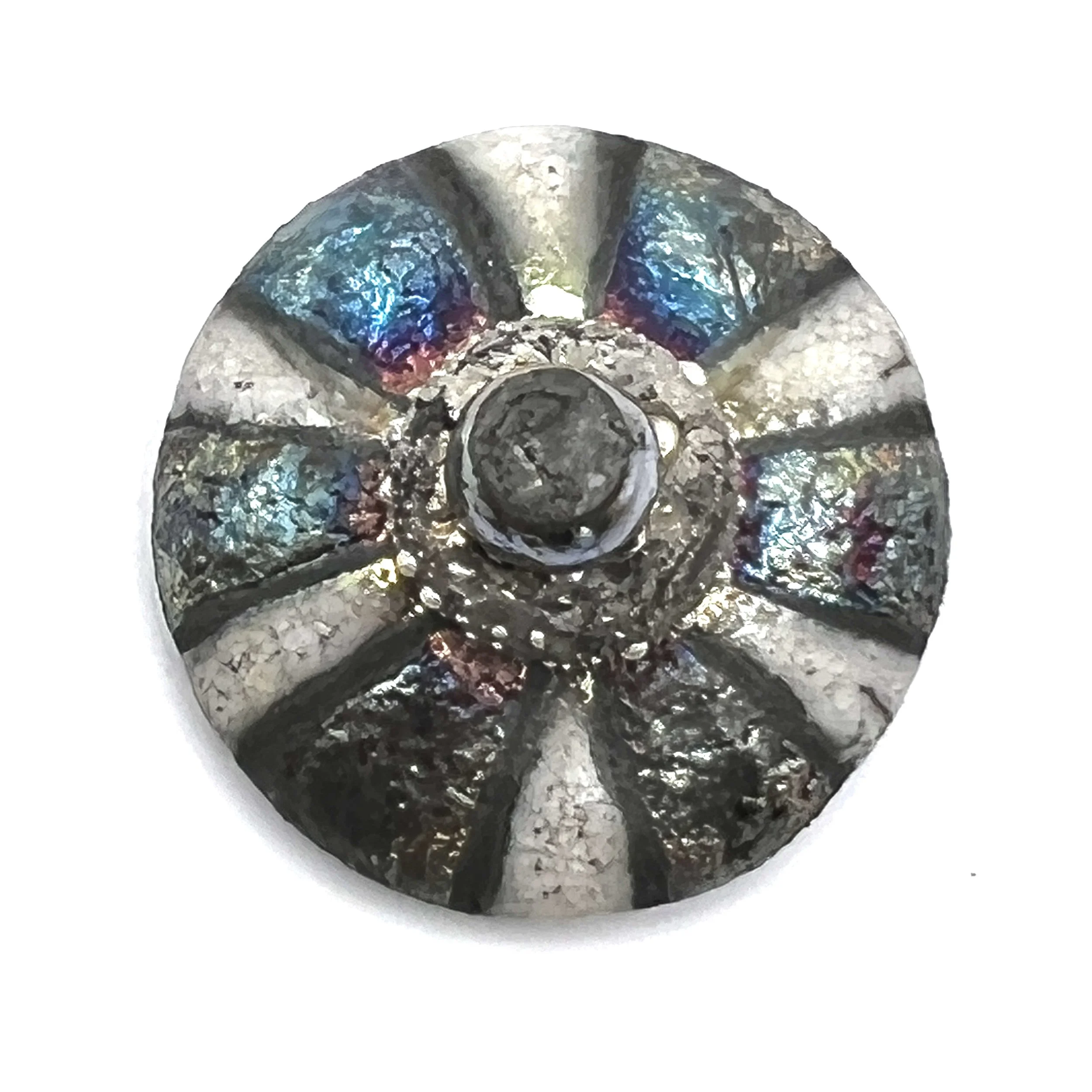 Wheel Raku Cabochon Jewelry Supply Handmade by MAKUstudio