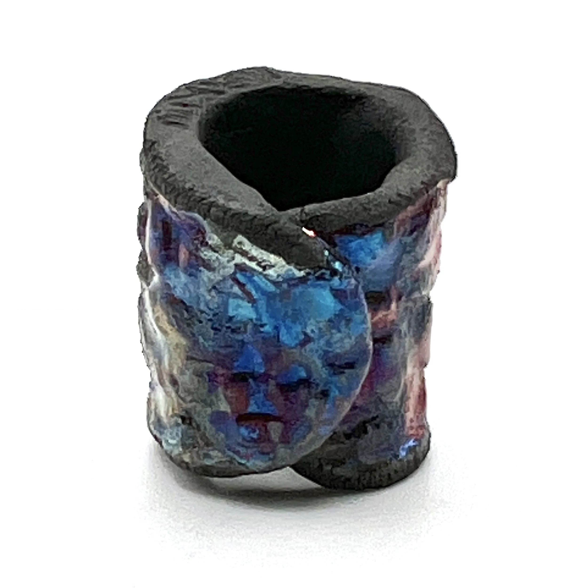 Raku Ceramic Tube Bead Jewelry Supply Handmade by MAKUstudio