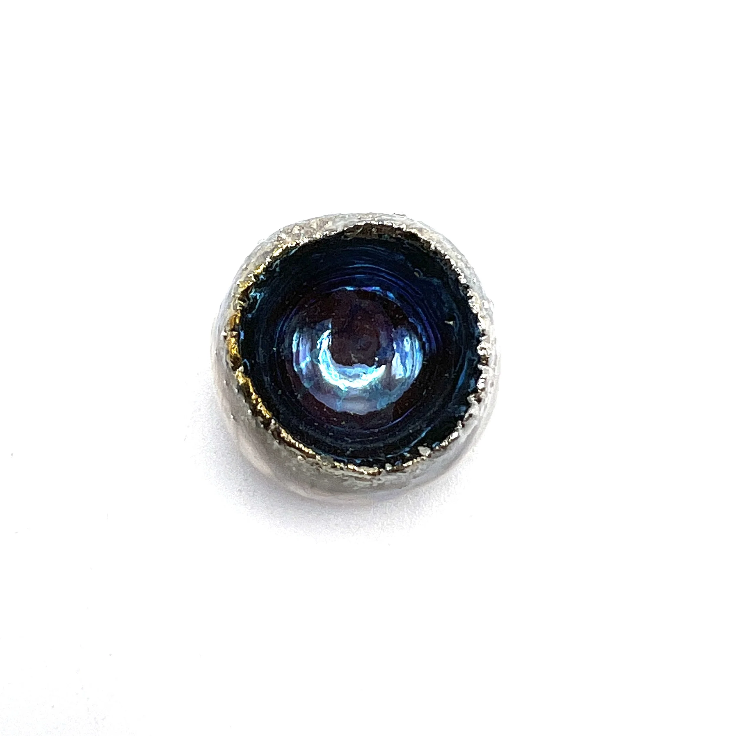 Large Raku Pod Cabochon Ceramic Jewelry Supplies Handmade by MAKUstudio