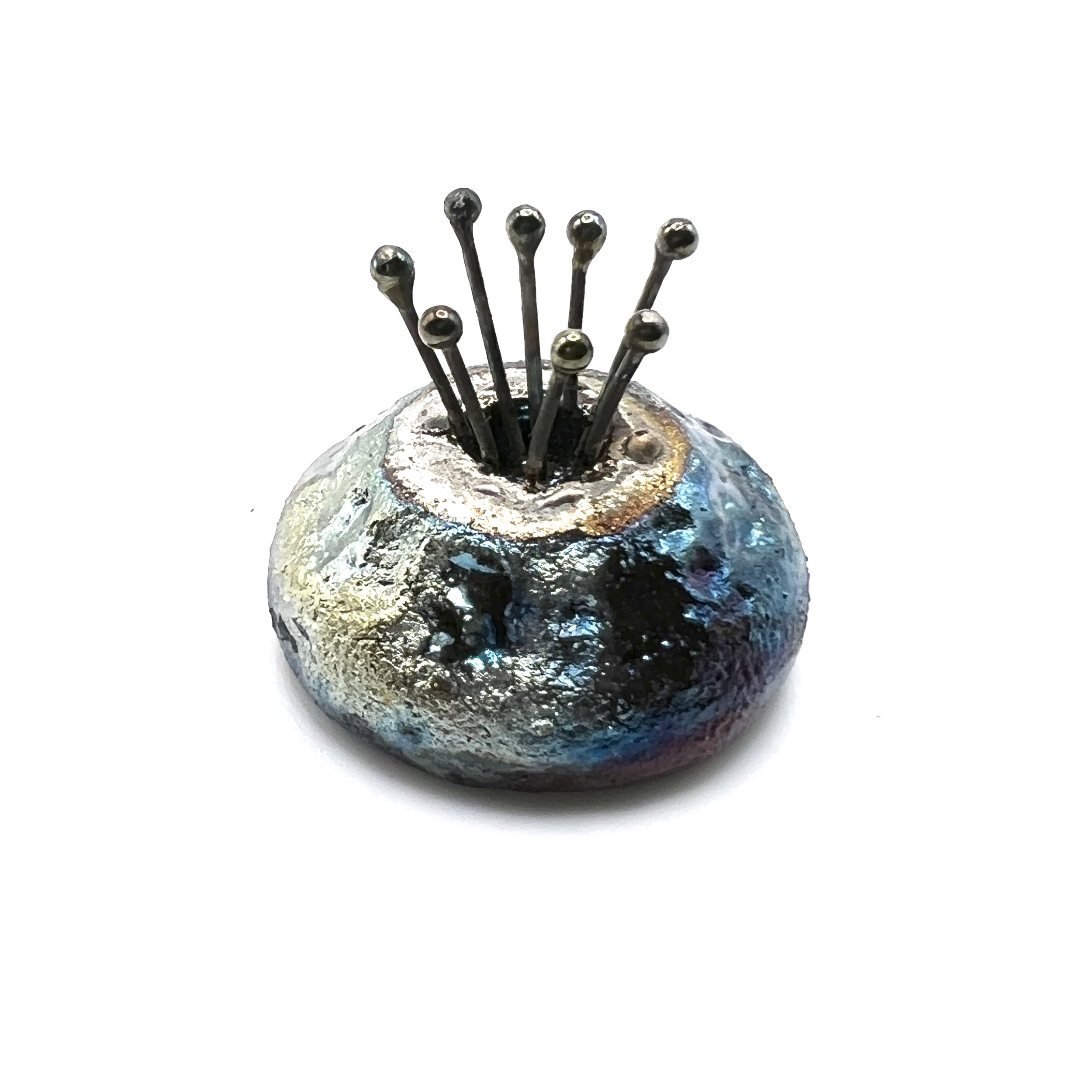 Raku Cabochon Jewelry Supply Handmade by MAKUstudio