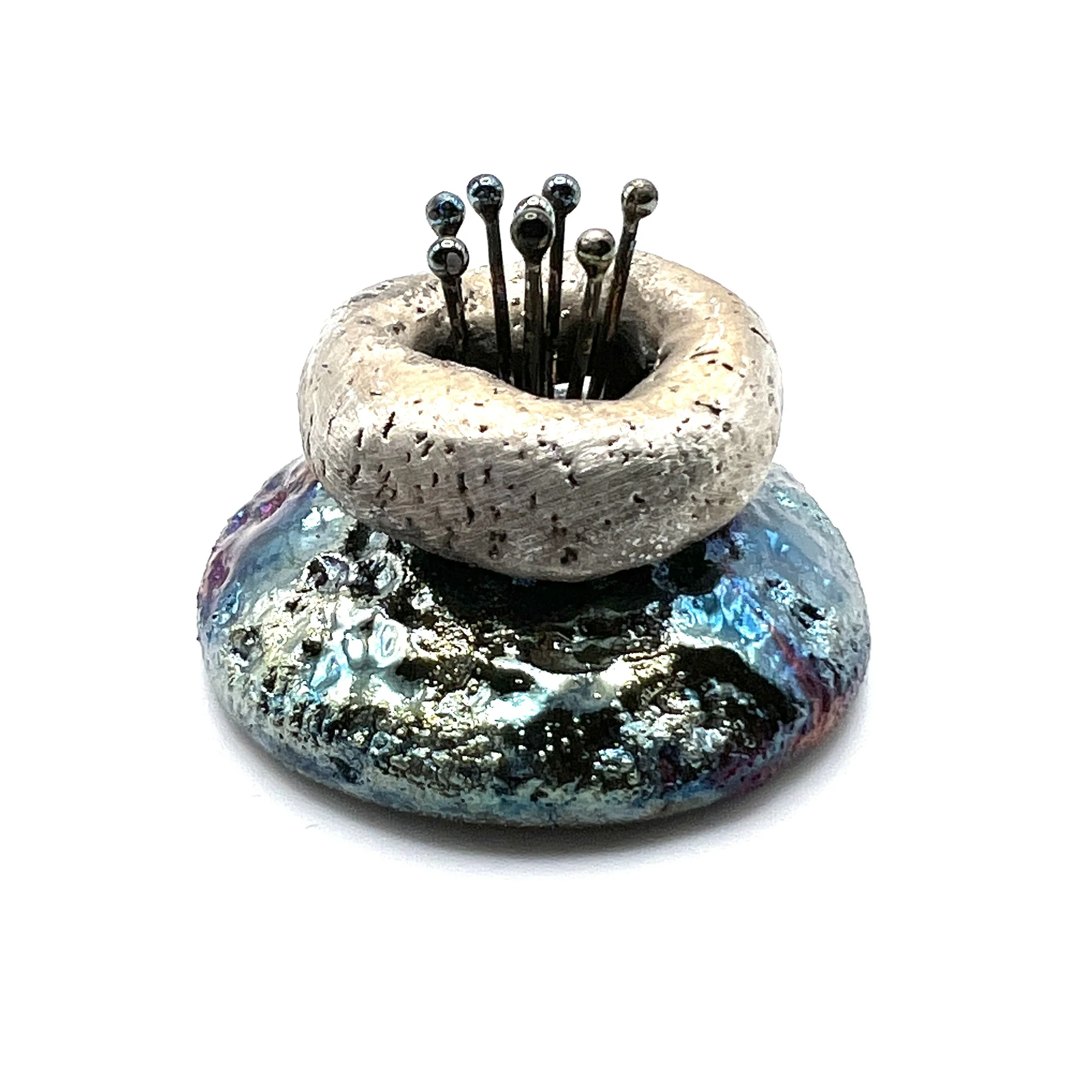 Raku Cabochon Jewelry Supply Handmade by MAKUstudio