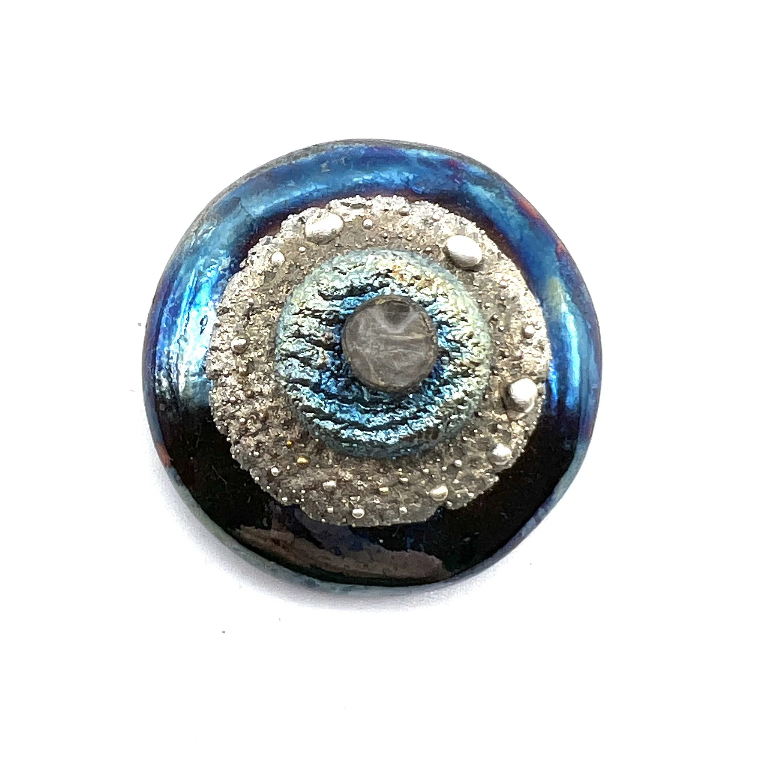 Raku Cabochon Jewelry Supply Handmade by MAKUstudio