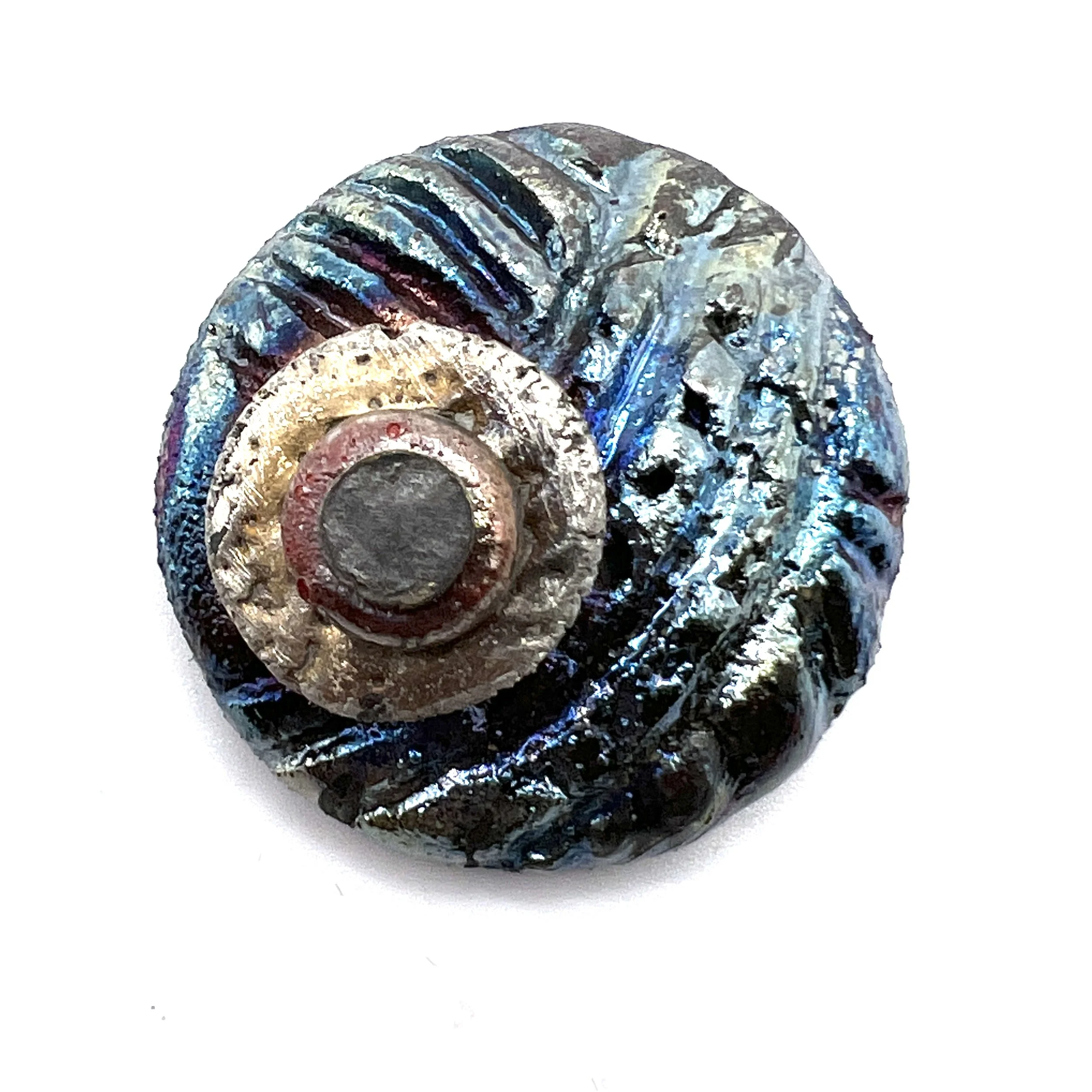 Raku Cabochon Jewelry Supply Handmade by MAKUstudio
