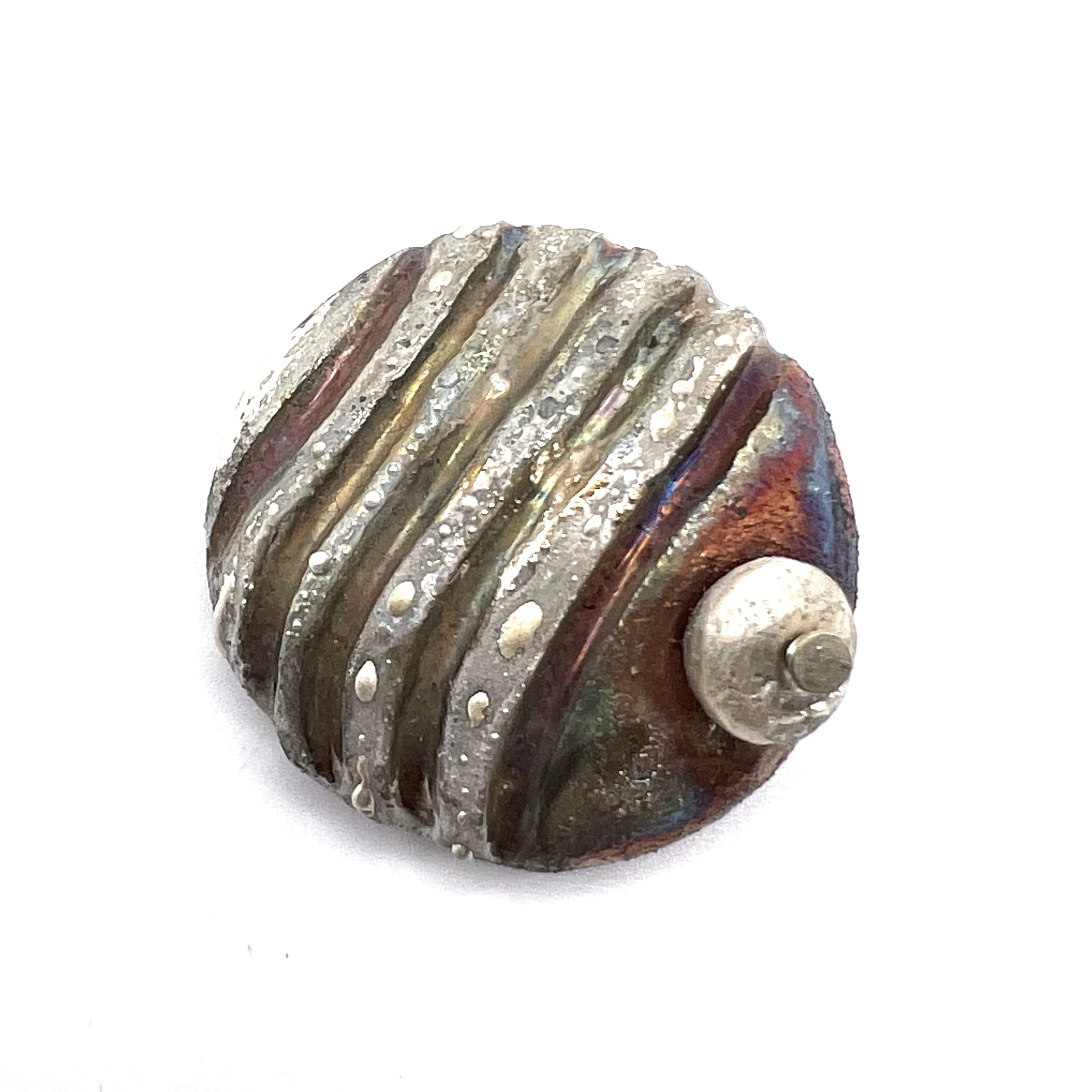 Raku Cabochon Jewelry Supply Handmade by MAKUstudio