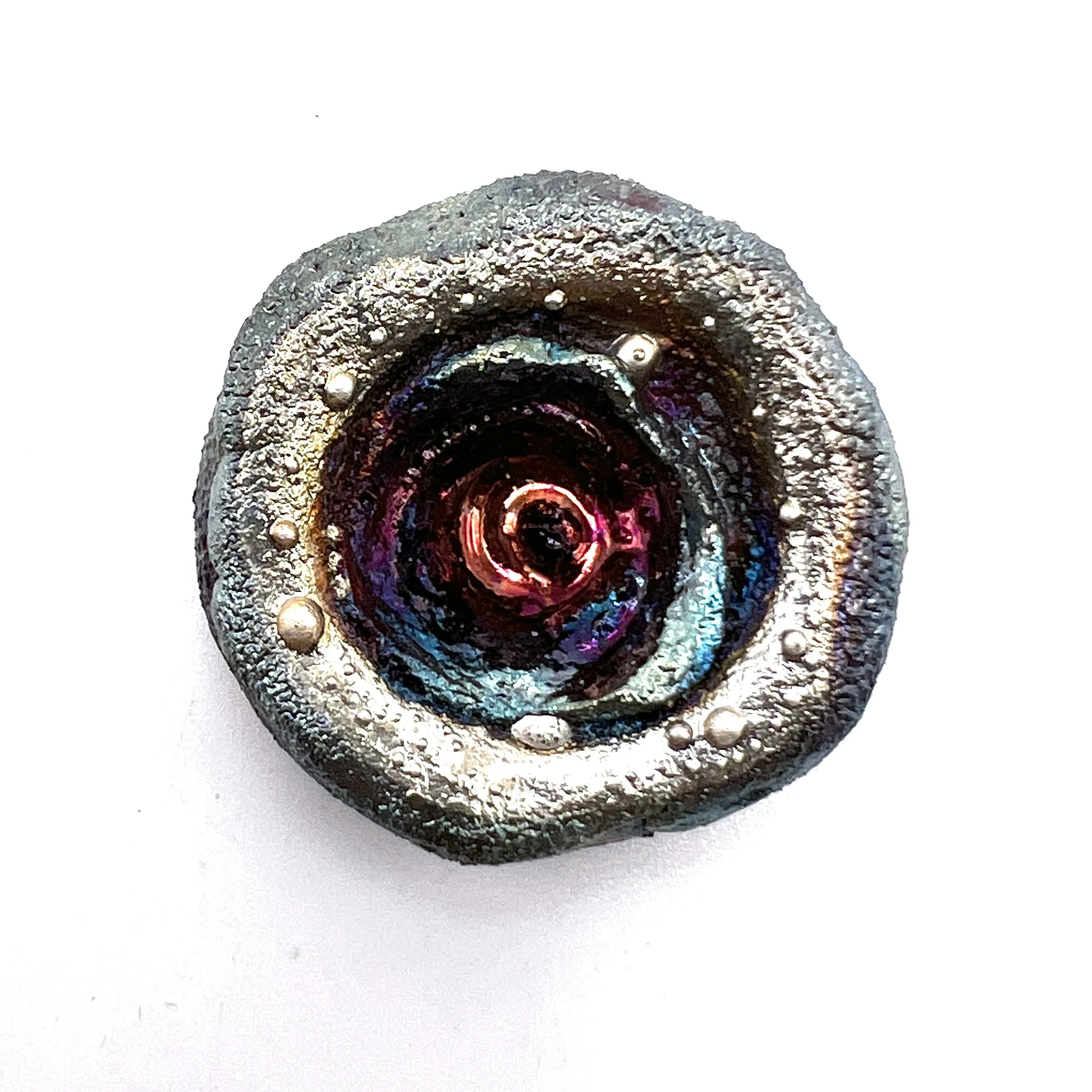 Raku Cabochon Jewelry Supply Handmade by MAKUstudio