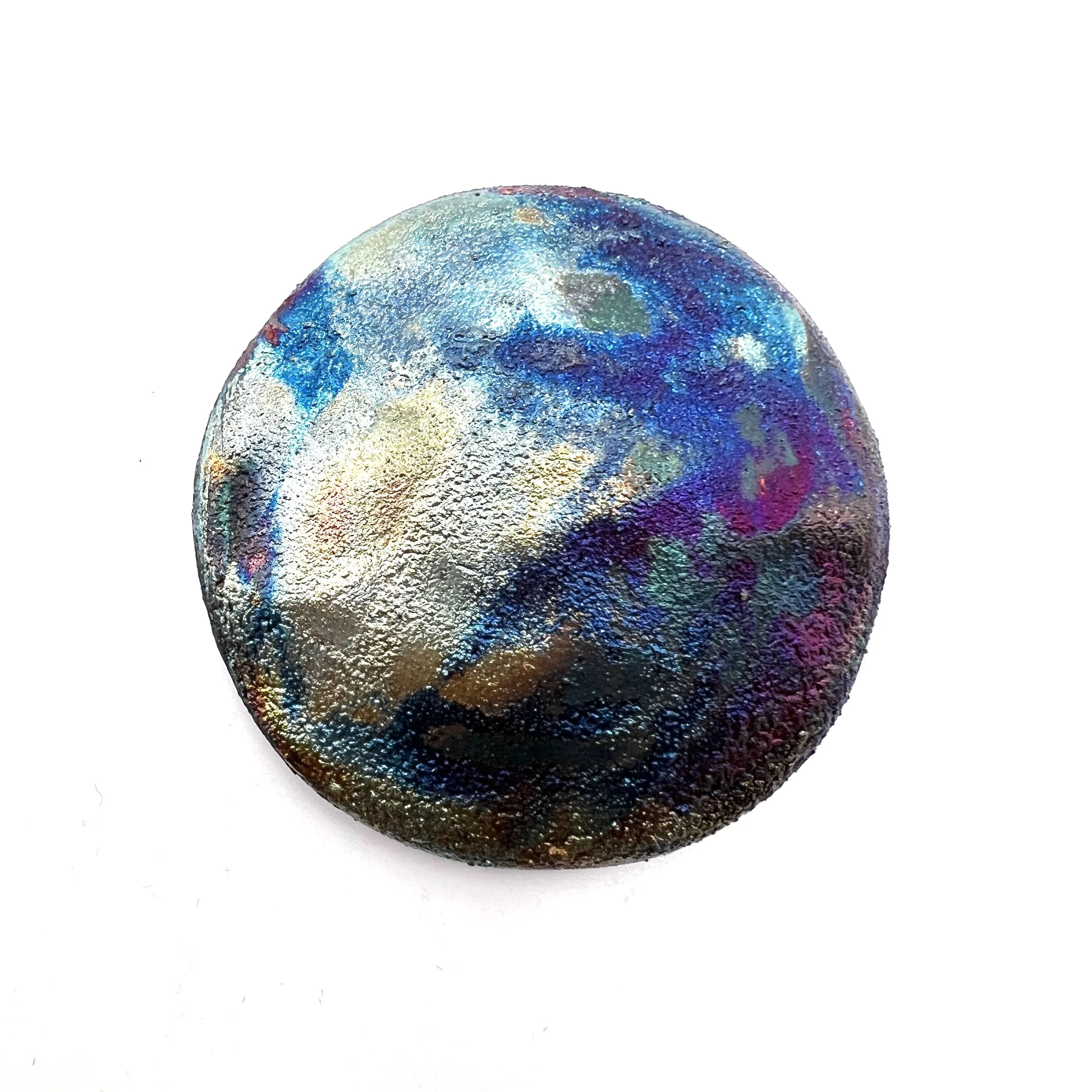Studio Shed Raku Cabochon Jewelry Supply Handmade by MAKUstudio