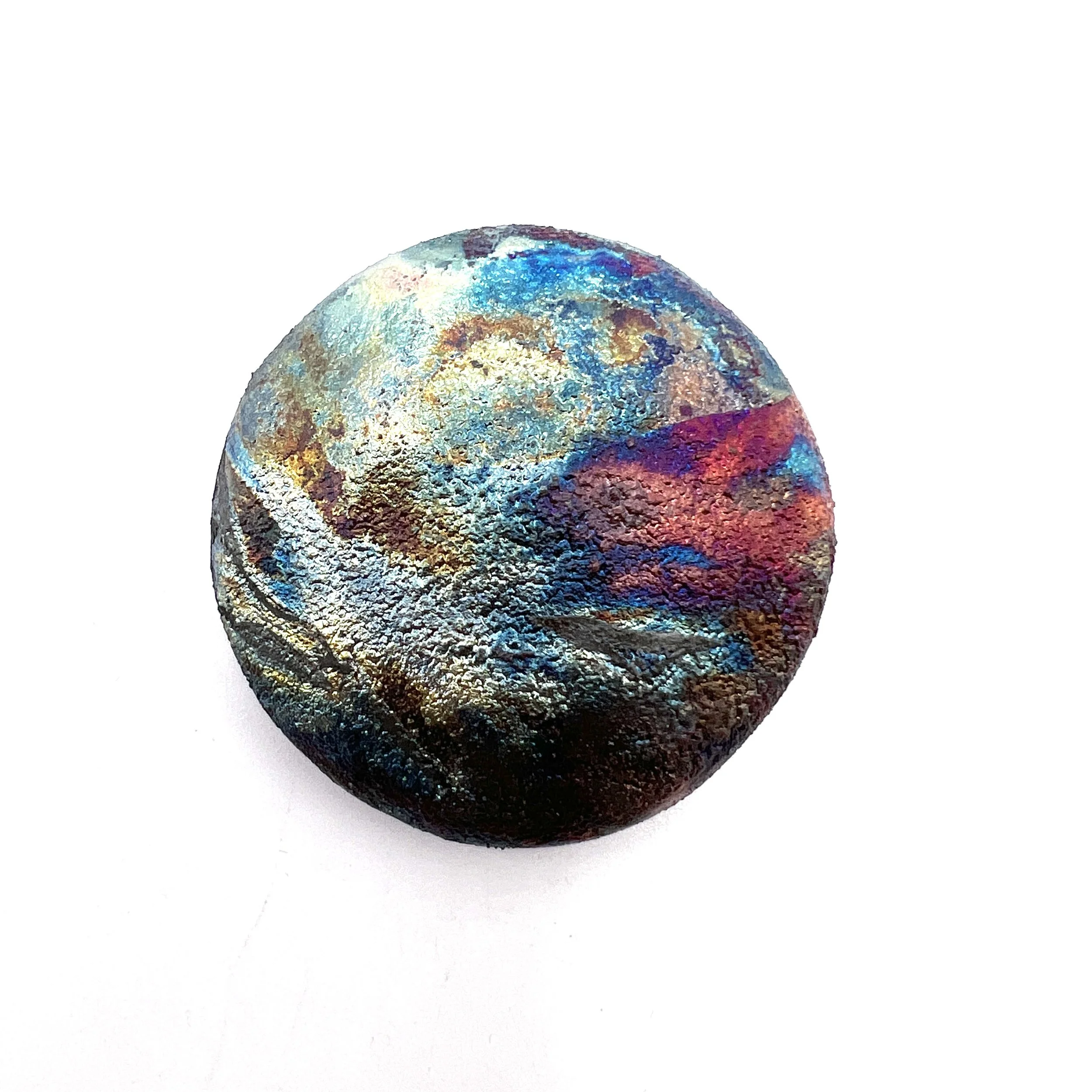 Studio Shed Raku Cabochon Jewelry Supply Handmade by MAKUstudio