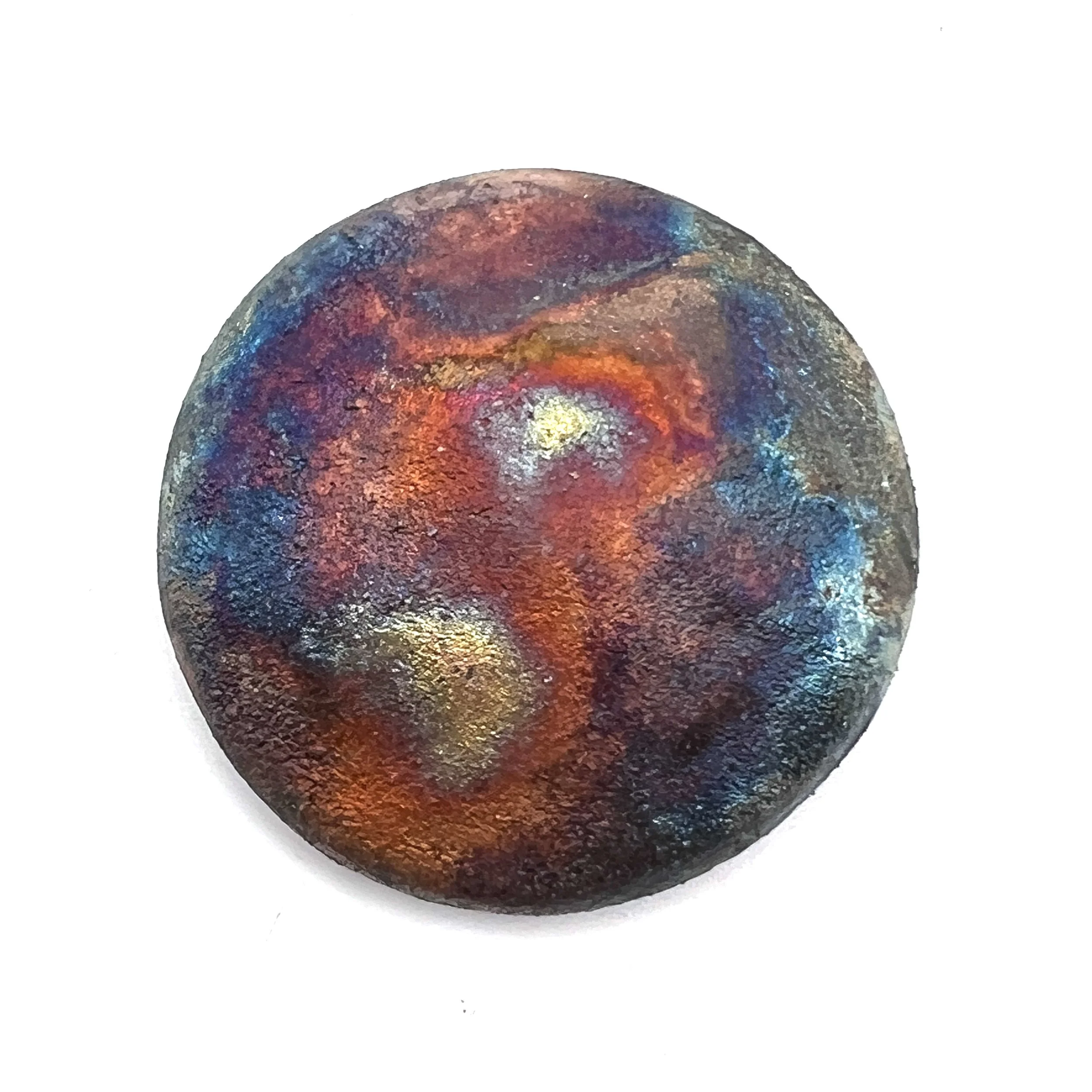 Studio Shed Raku Cabochon Jewelry Supply Handmade by MAKUstudio