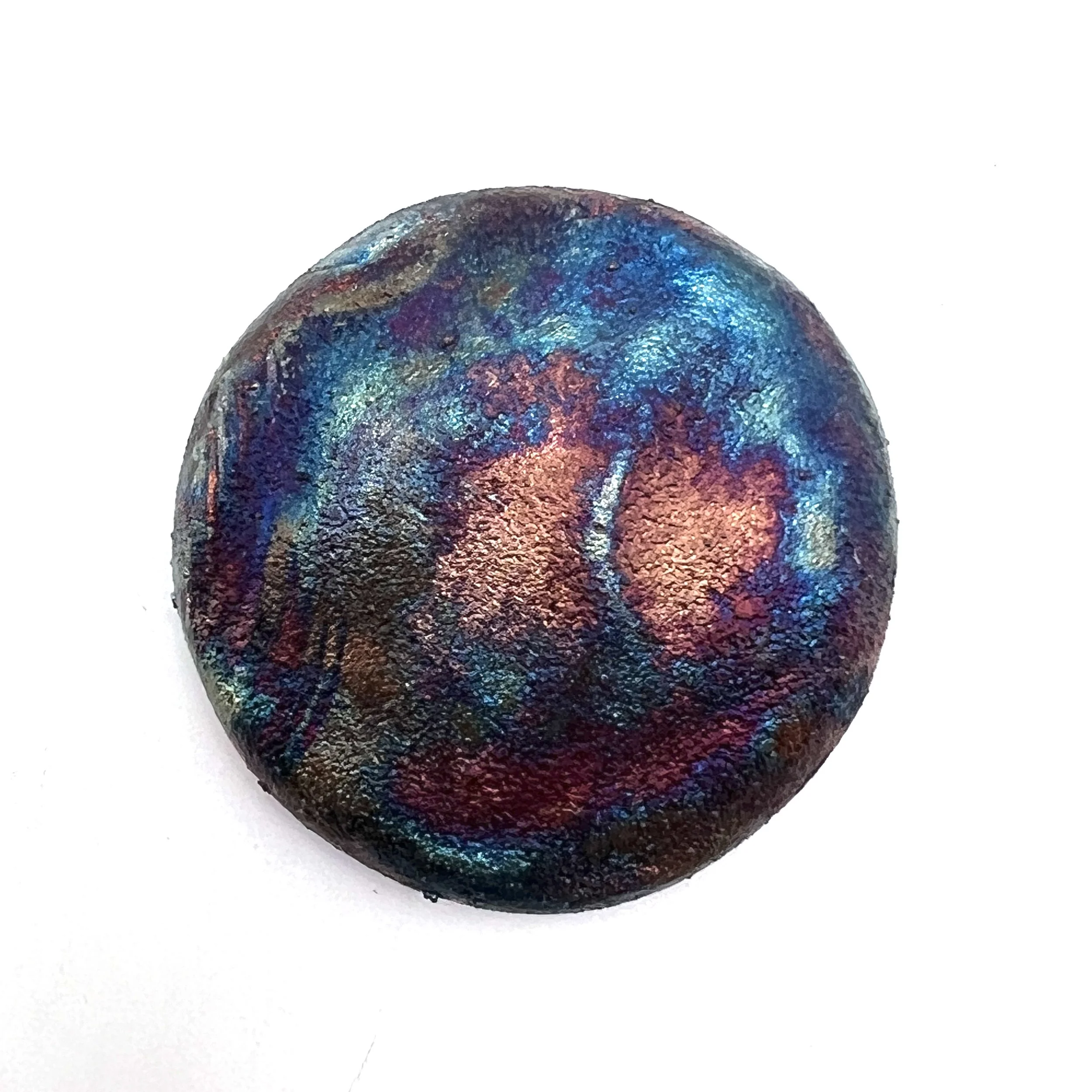 Studio Shed Raku Cabochon Jewelry Supply Handmade by MAKUstudio