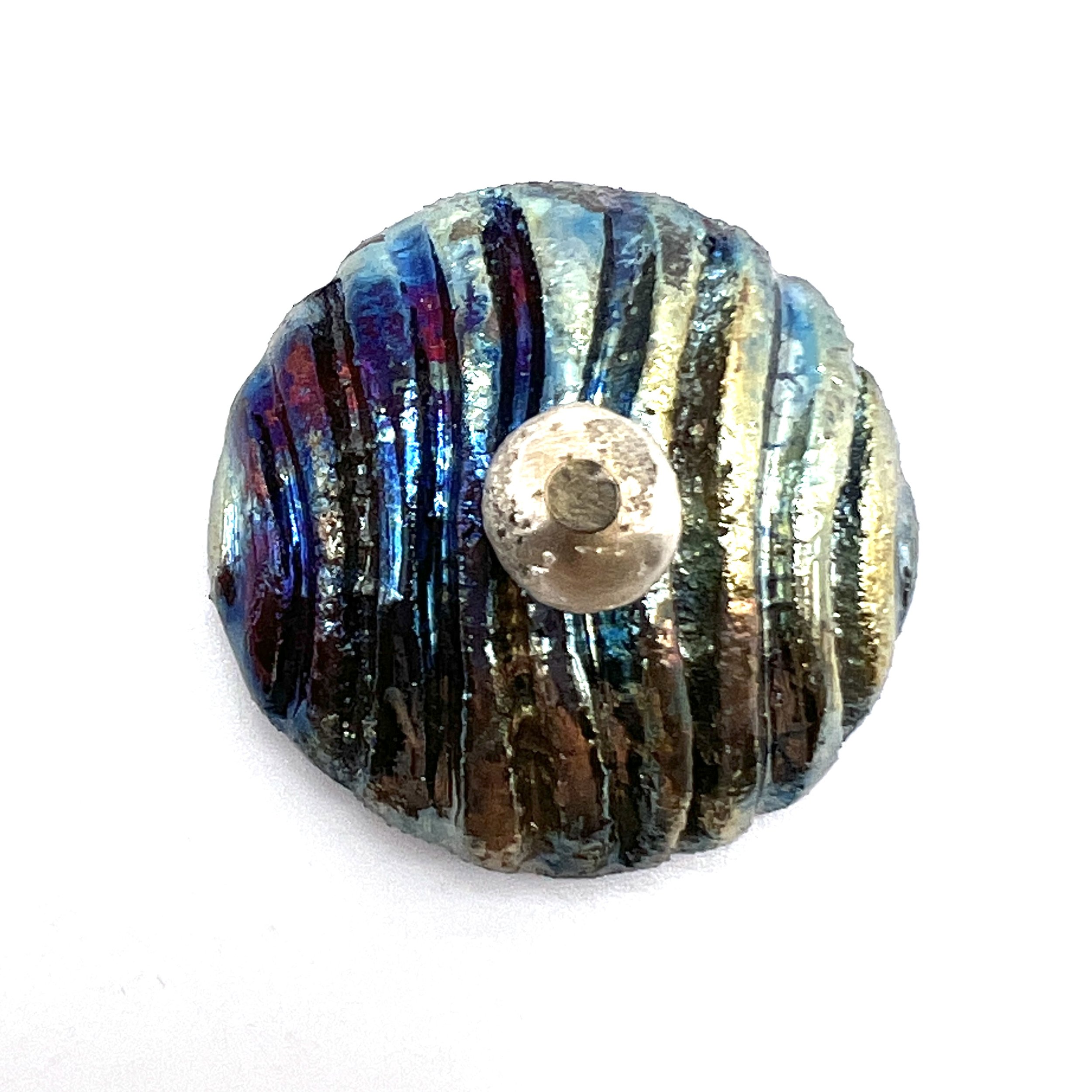 Raku Cabochon Jewelry Supply Handmade by MAKUstudio